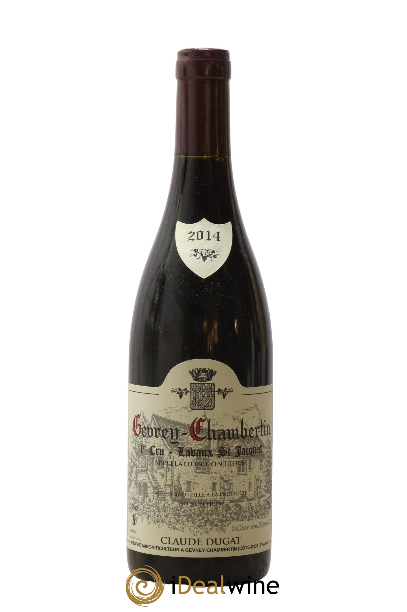 Gevrey-Chambertin 1er Cru Lavaux Saint-Jacques Claude Dugat 2014 - Lot of 1 bottle - 0