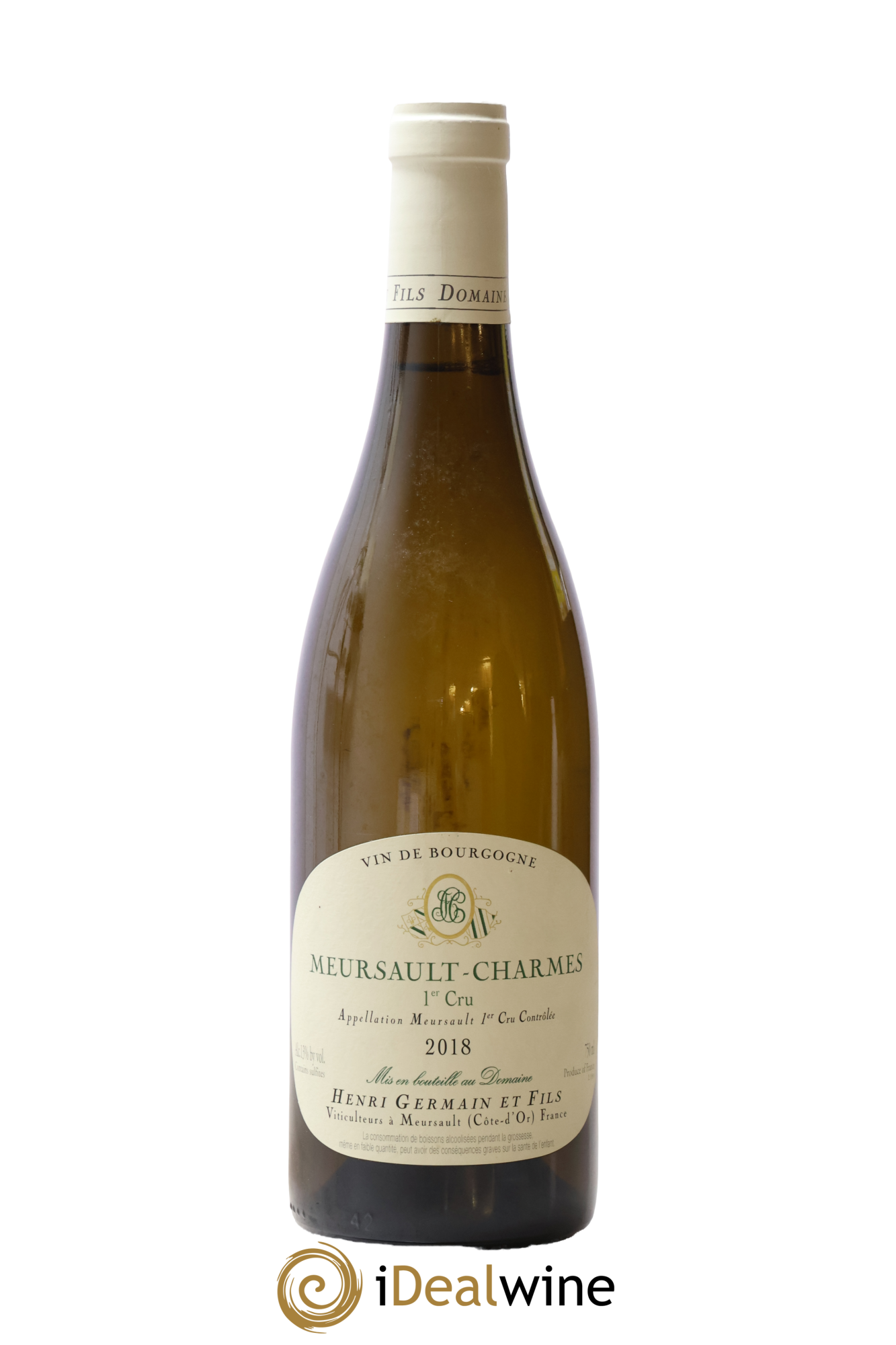 Meursault 1er Cru Charmes Henri Germain 2018 - Lot of 1 bottle - 0