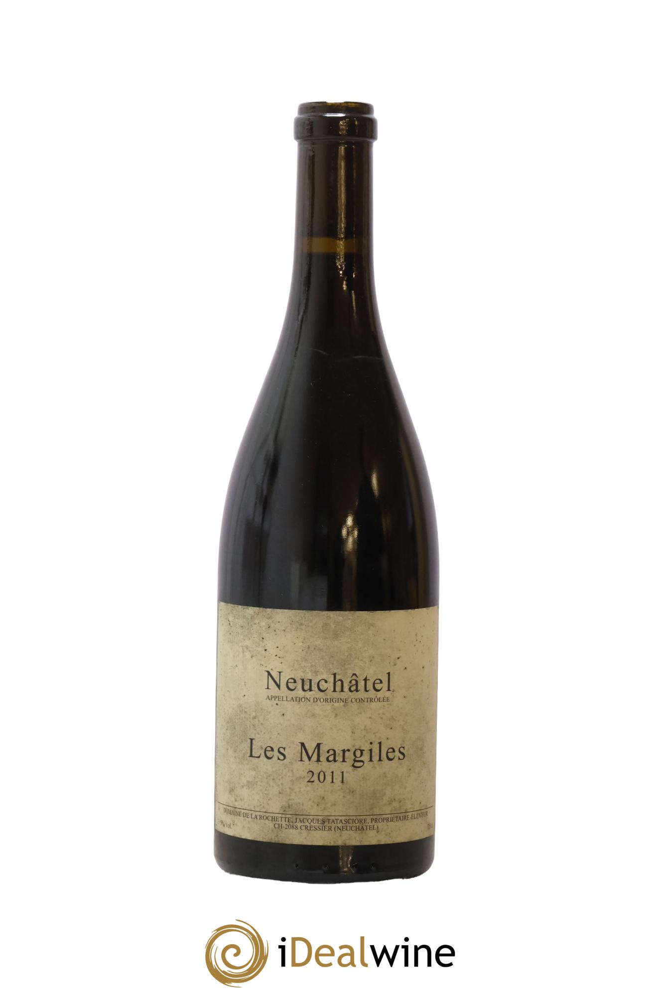 Vins Etrangers Suisse Neuchatel Les Margiles Domaine De La Rochette 2011 - Lot of 1 bottle - 0