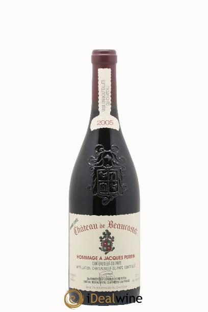 Châteauneuf-du-Pape Château de Beaucastel Hommage à Jacques Perrin Famille Perrin 2005 - Lotto di 1 bottiglia - 2
