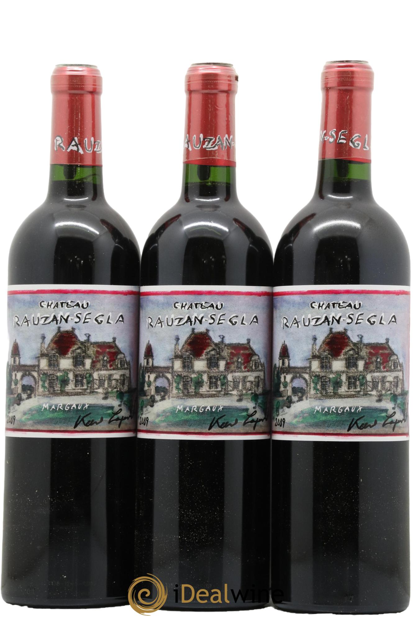 Château Rauzan Ségla Grand Cru Classé 2009 - Posten von 3 Flaschen - 0