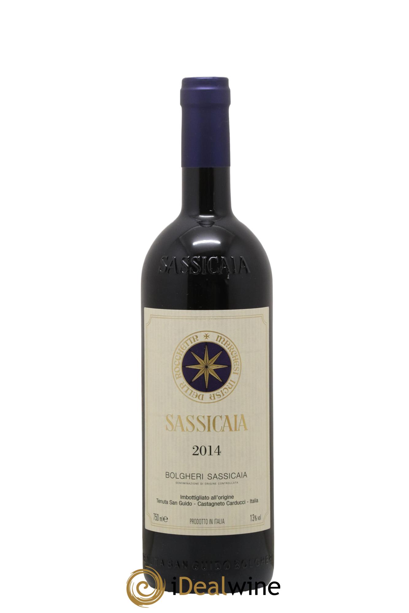 Bolgheri DOC Sassicaia Tenuta San Guido 2014 - Lot de 1 bouteille - 0