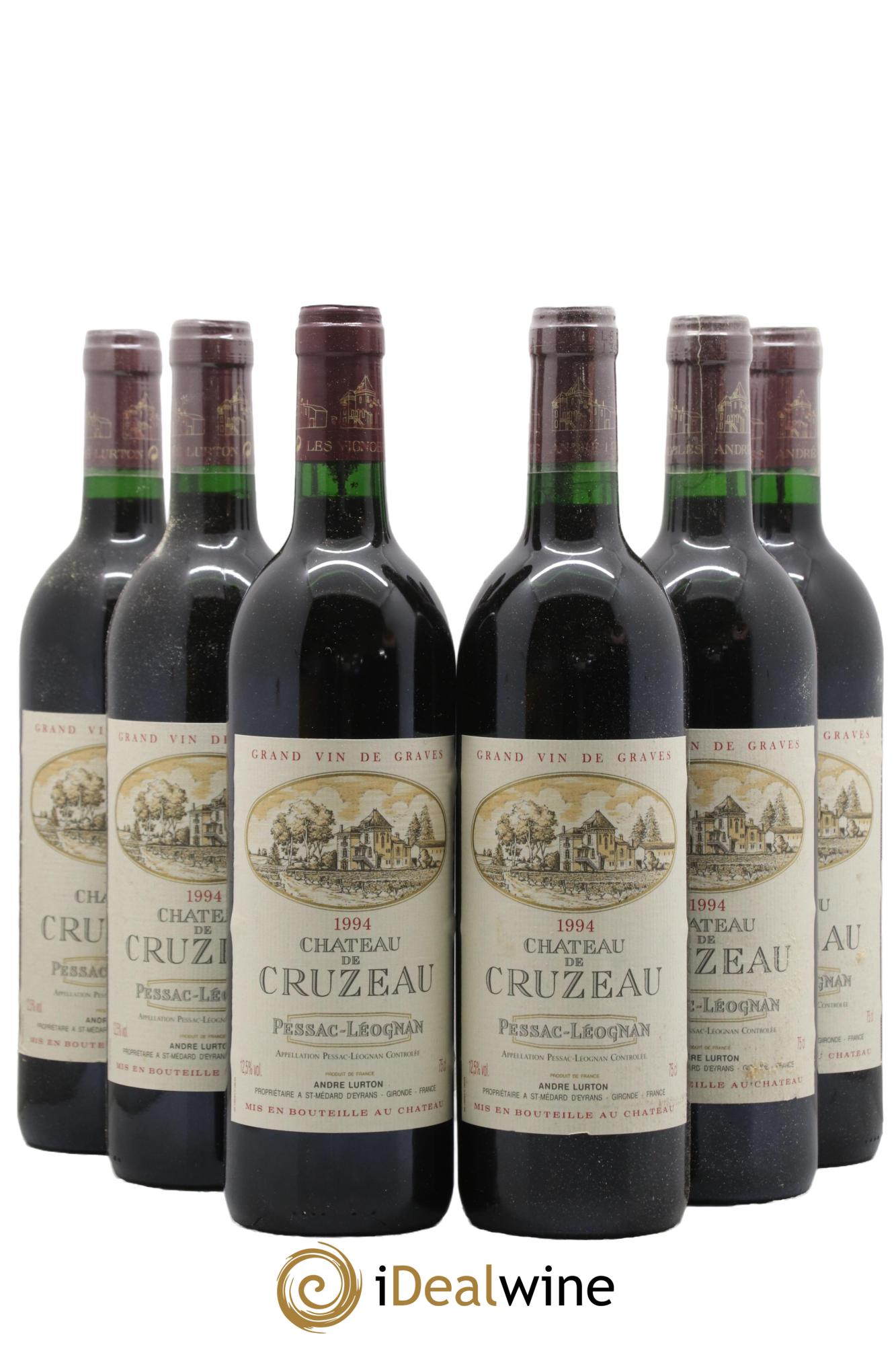 Château de Cruzeau 1994 - Lot de 6 bouteilles - 0
