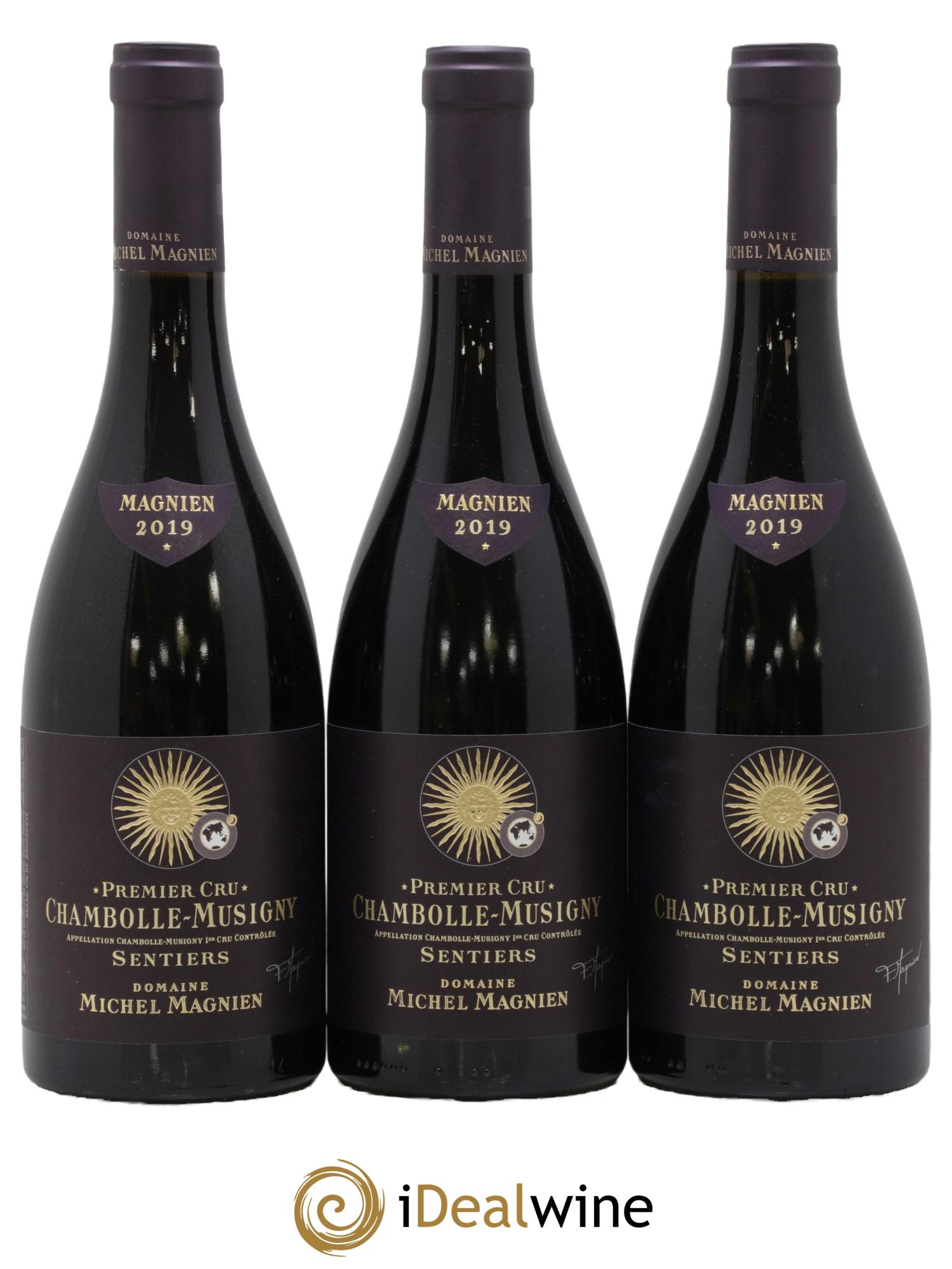 Chambolle-Musigny 1er Cru Les Sentiers Michel Magnien  2019 - Lot of 3 bottles - 0