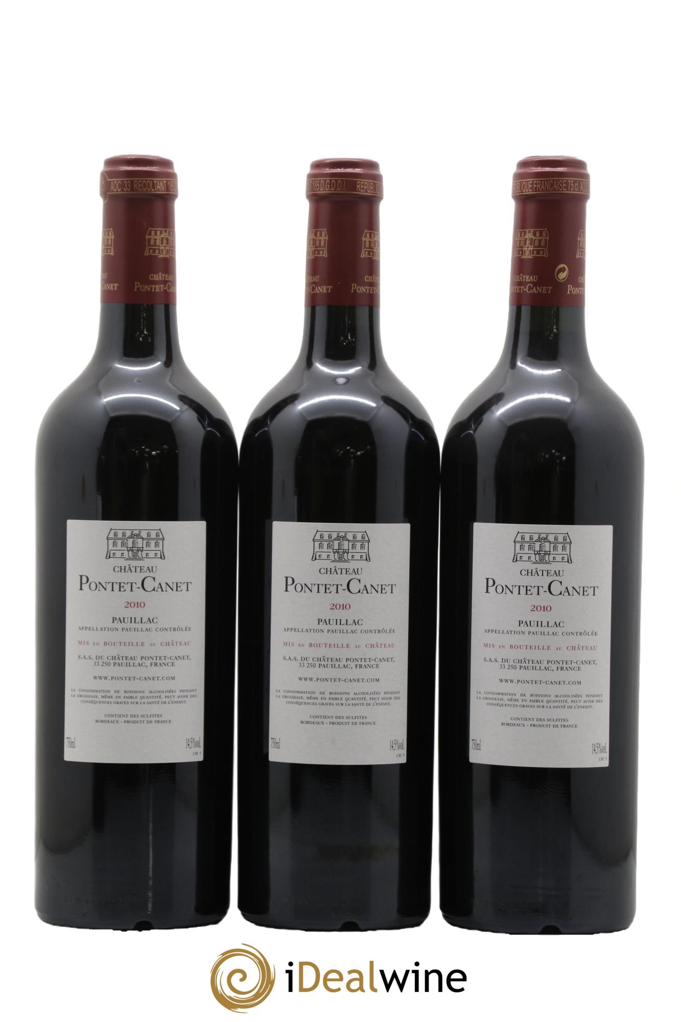 Château Pontet Canet 5ème Grand Cru Classé 2010 - Lot of 6 bottles - 4