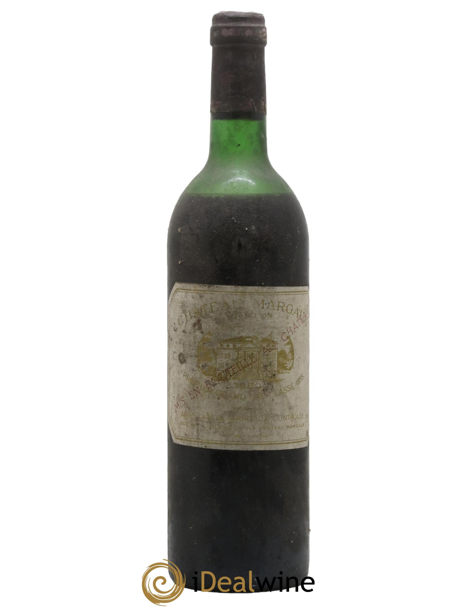 Château Margaux 1er Grand Cru Classé 1980 - Lot de 1 bouteille - 0