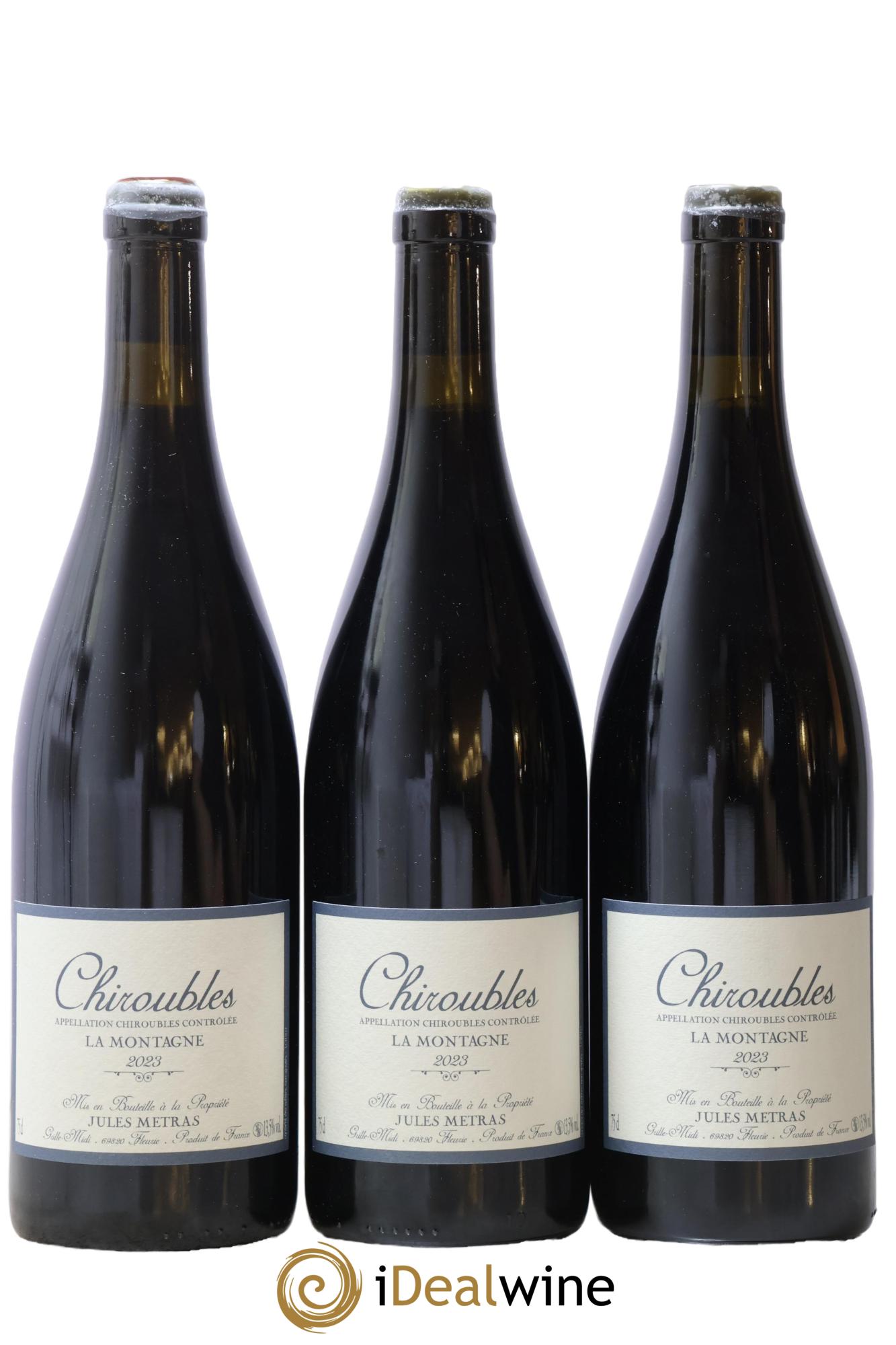 Chiroubles La Montagne Jules Métras (Domaine) 2023 - Lot de 3 bouteilles - 0