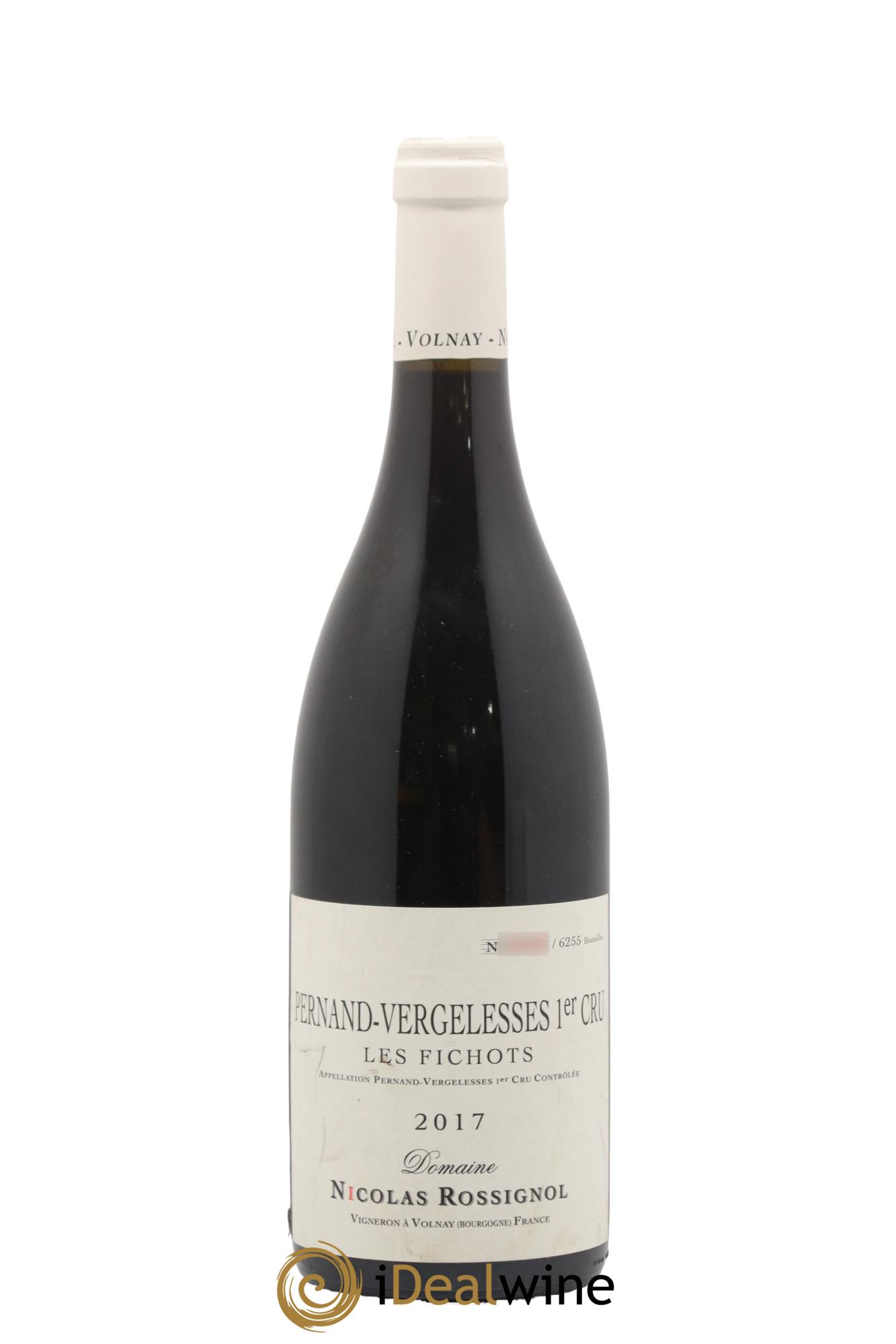 Pernand-Vergelesses 1er Cru Les Fichots Nicolas Rossignol 2017 - Lot de 1 bouteille - 0