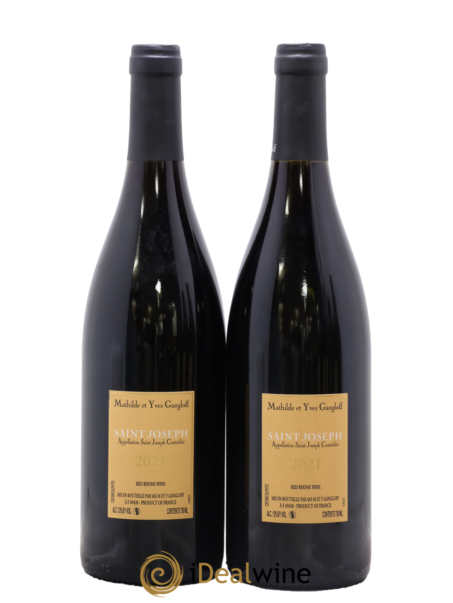 Saint-Joseph Gangloff (Domaine) 2021 - Lot of 2 bottles - 1