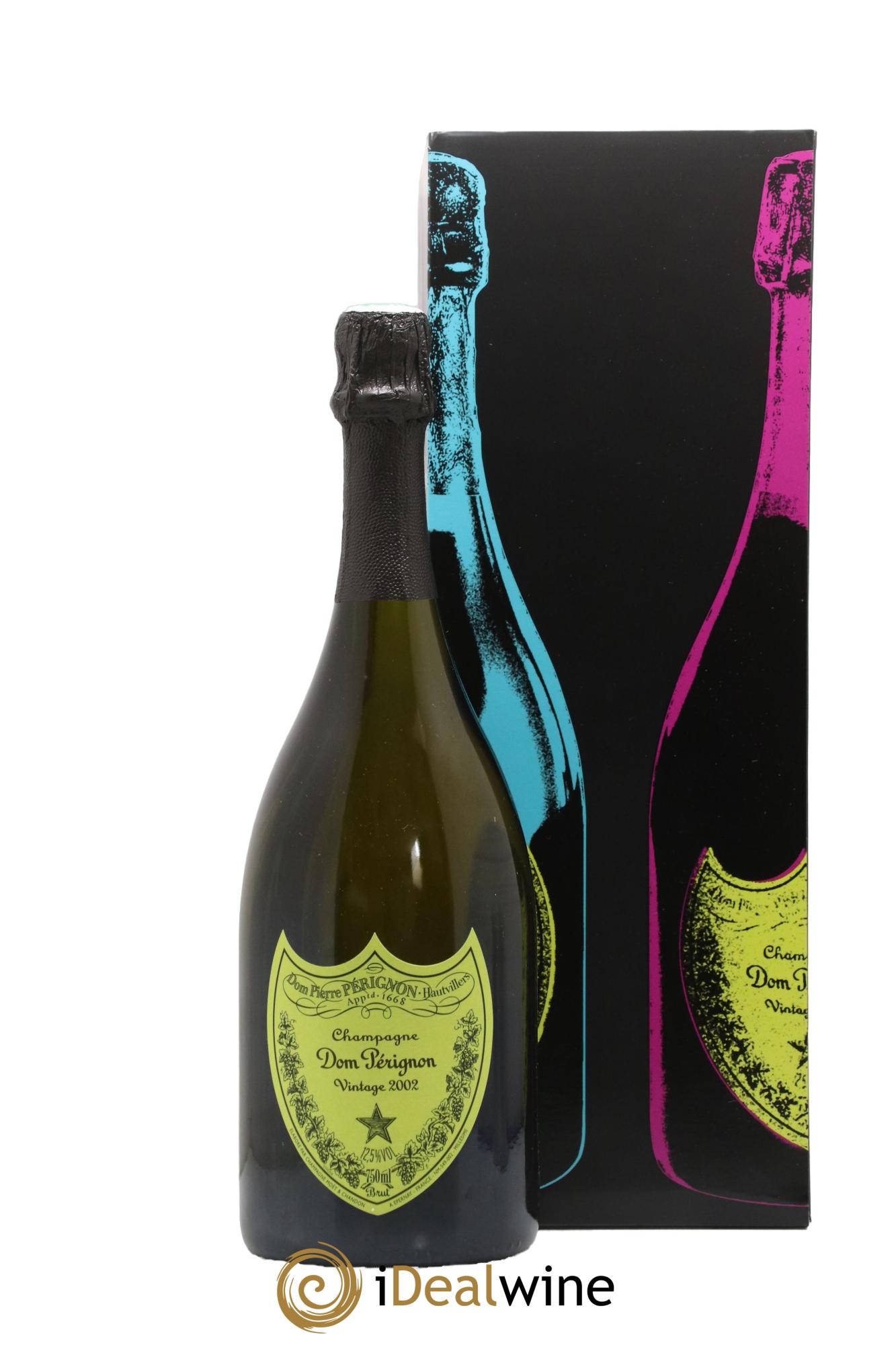 Brut Dom Pérignon Edition Andy Warhol 2002 - Lot de 1 bouteille - 0