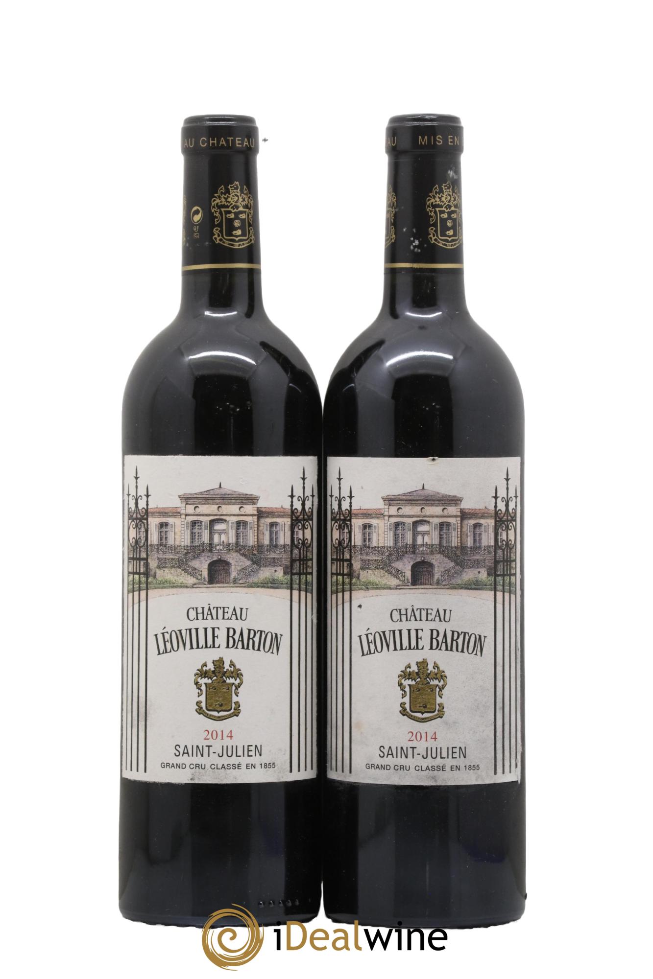 Château Léoville Barton 2ème Grand Cru Classé 2014 - Lotto di 2 bottiglie - 0