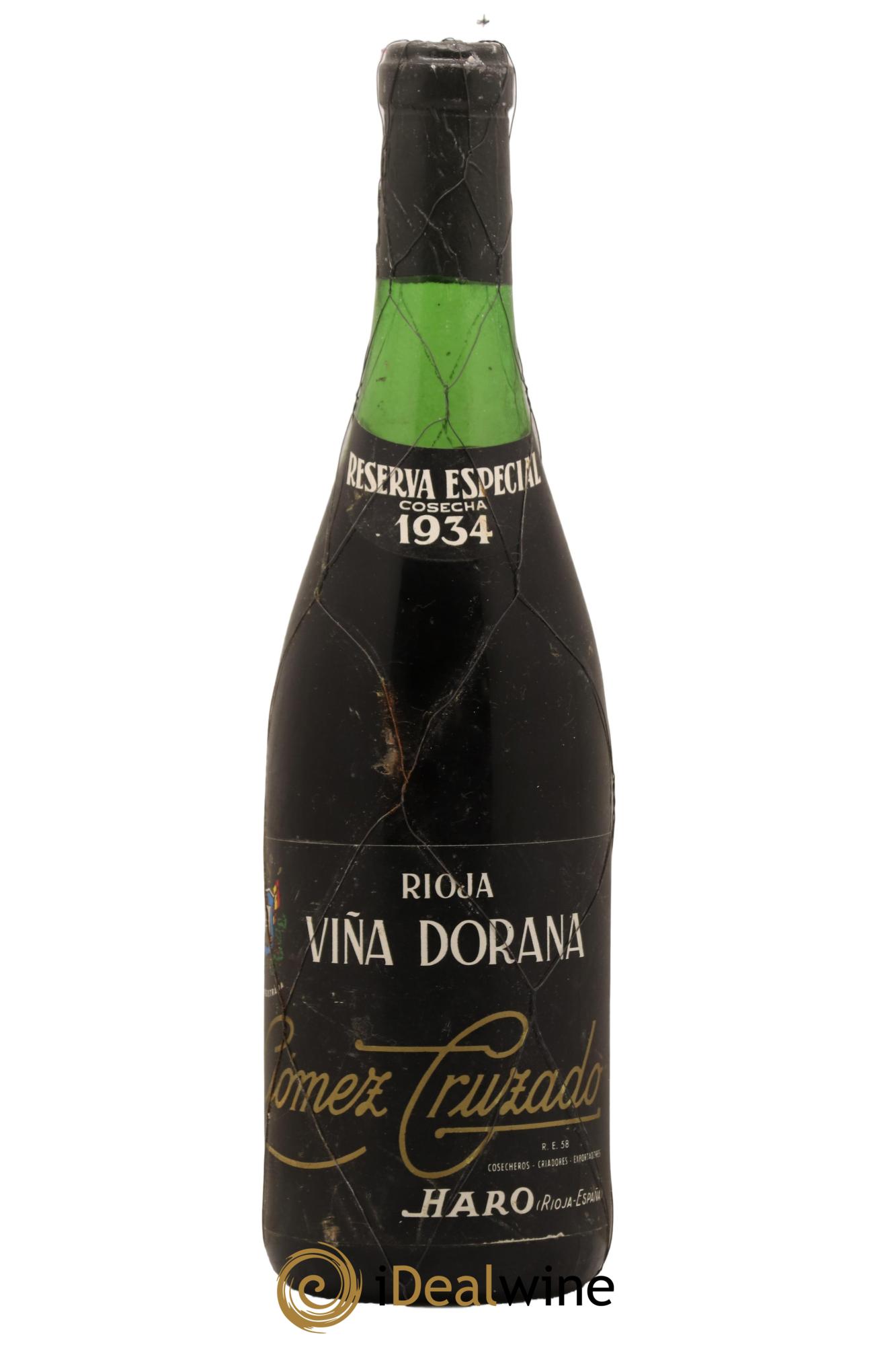 Rioja DOCA Reserva Especial Gomez Cruzado Villa Dorana 1934 - Lot de 1 bouteille - 0
