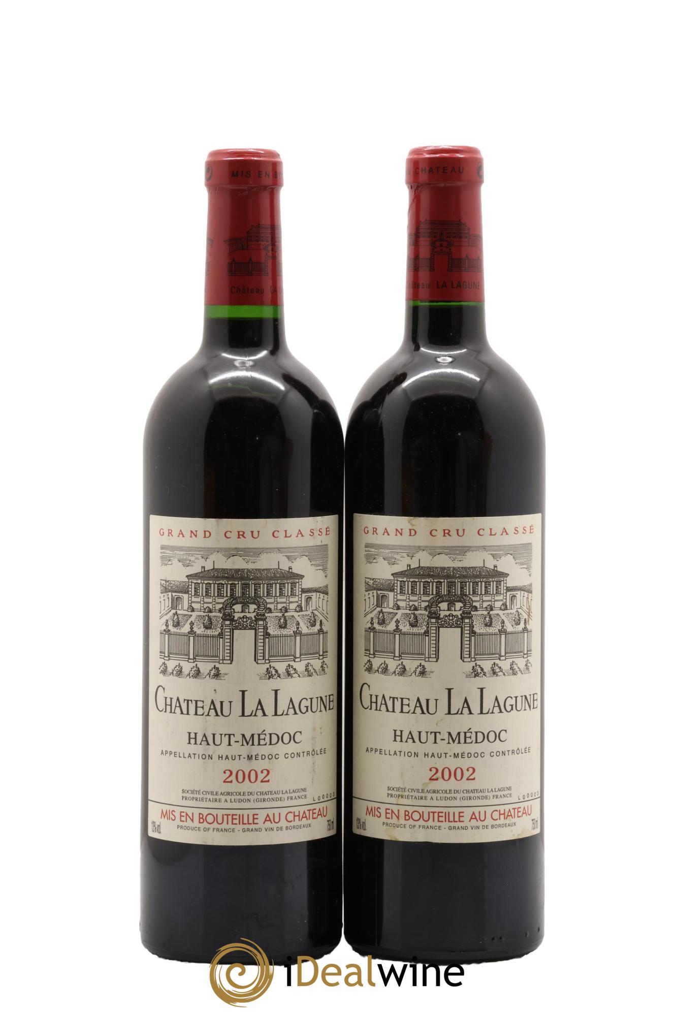 Château la Lagune 3ème Grand Cru Classé 2002 - Lot of 2 bottles - 0