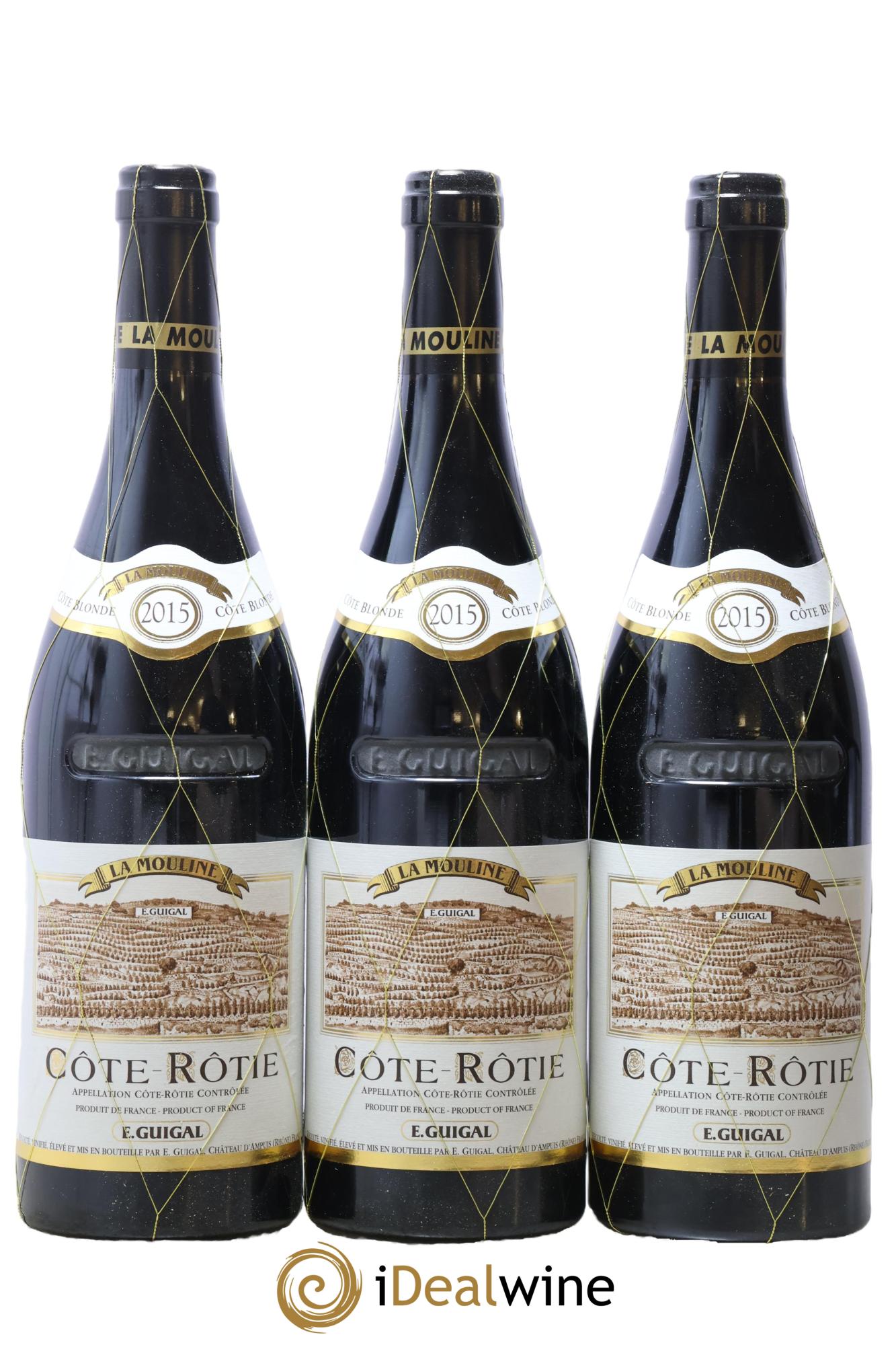 Côte-Rôtie La Mouline Guigal 2015 - Lot de 3 bouteilles - 0