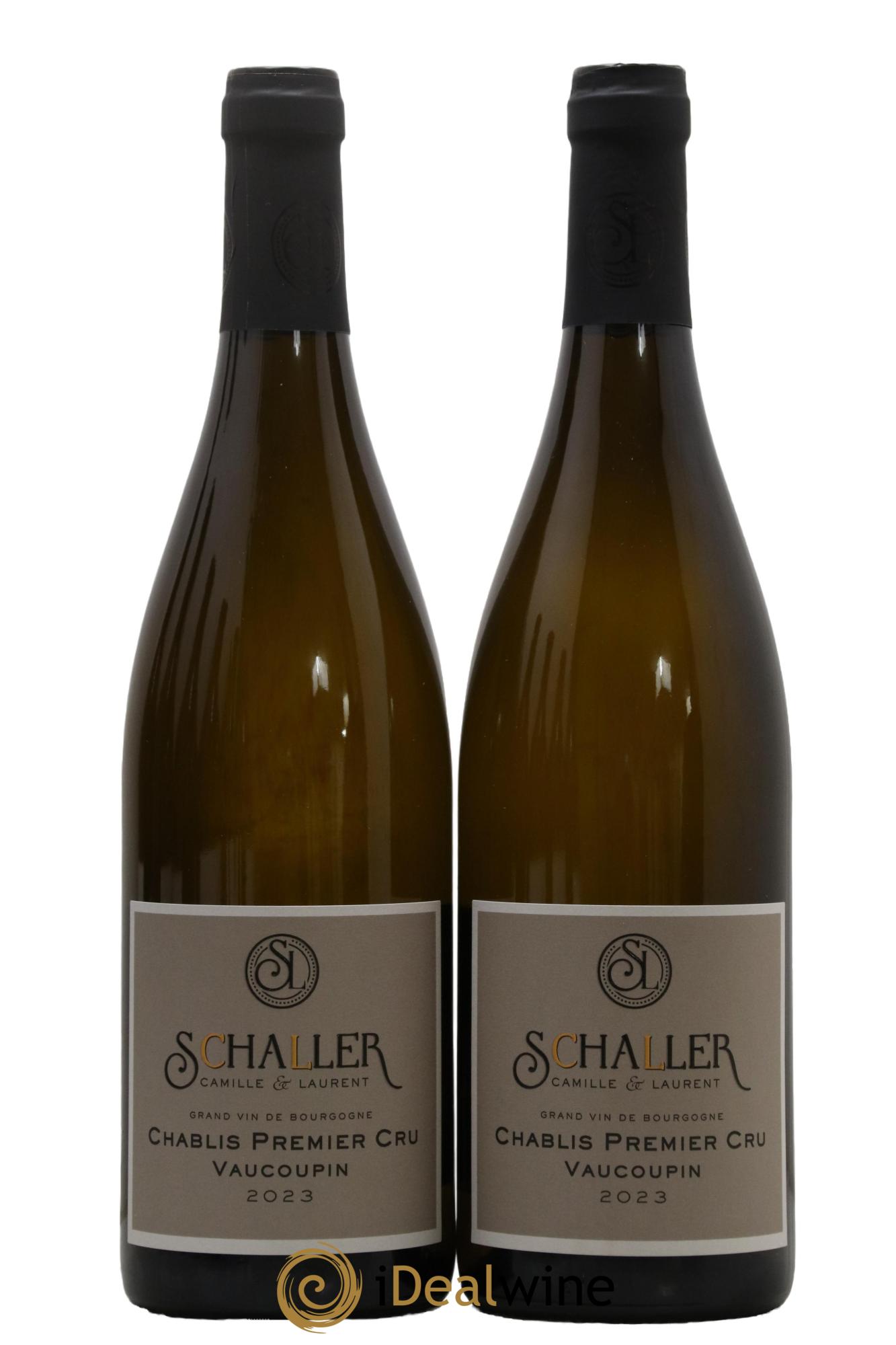 Chablis 1er Cru Vaucoupin Camille & Laurent Schaller 2023 - Lot de 2 bouteilles - 0