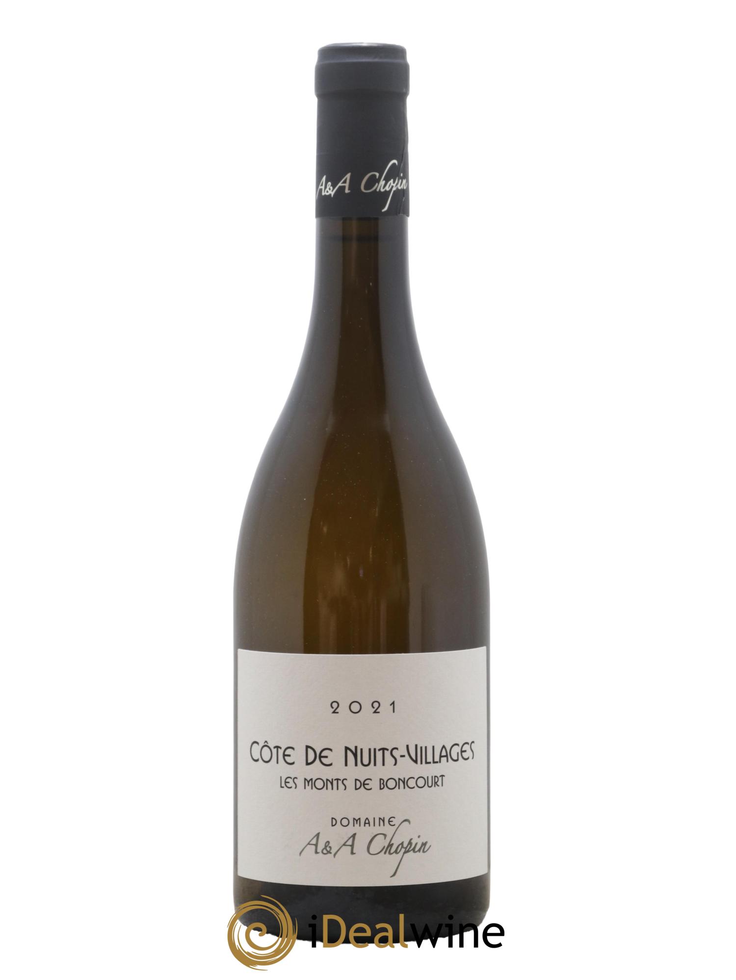 Bourgogne Cotes de Nuits Villages Monts de Boncourt Chopin et Fils 2021 - Lot de 1 bouteille - 0