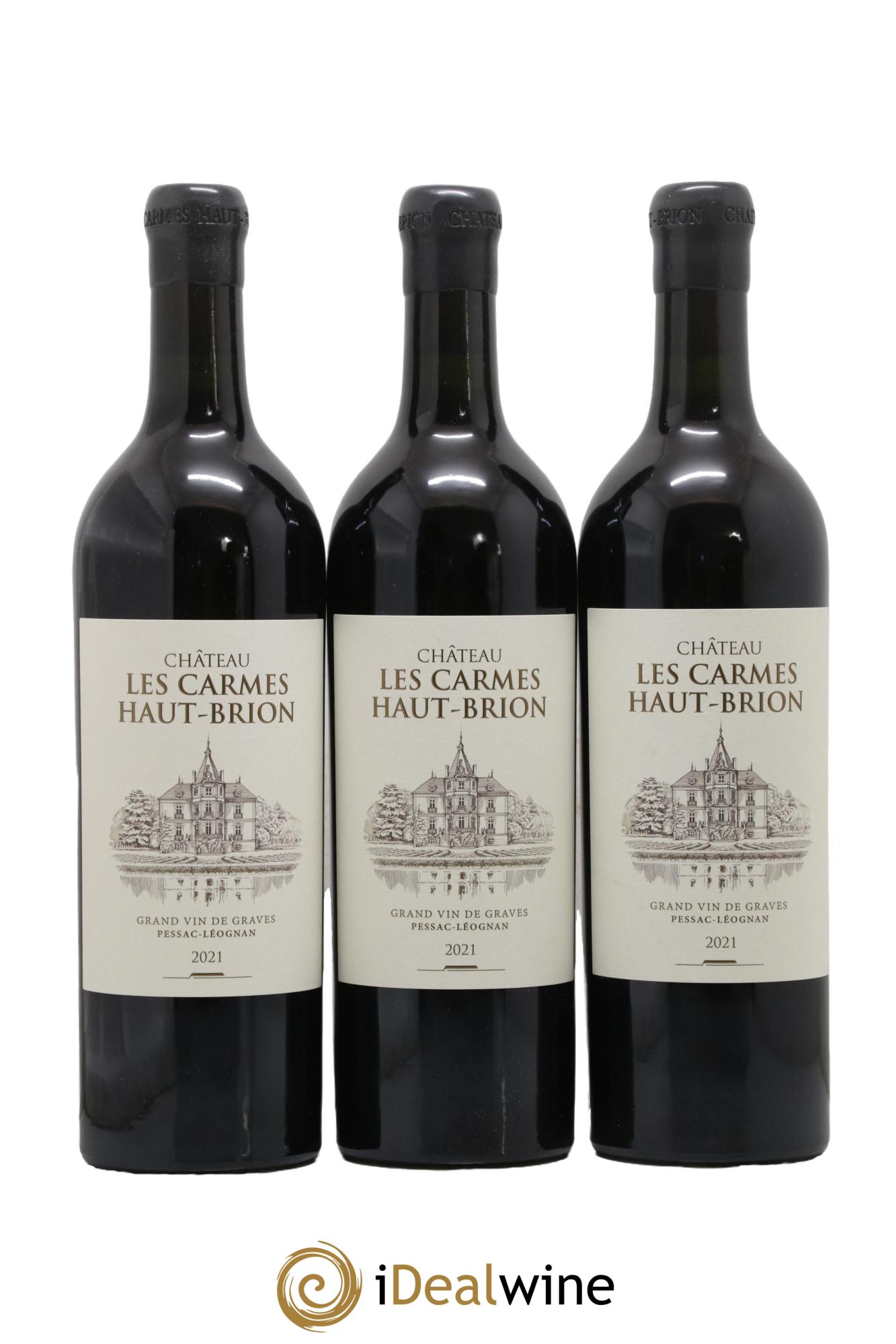 Château Les Carmes Haut-Brion 2021 - Lot de 3 bouteilles - 0