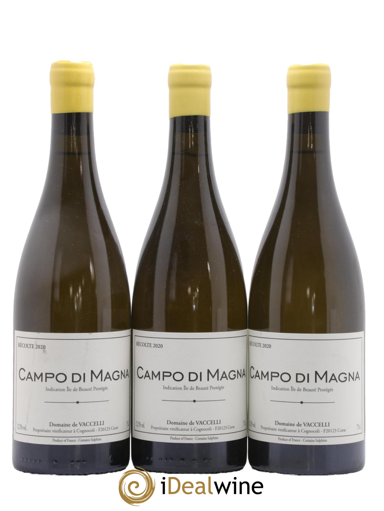 IGP Ile de Beauté Campo di Magna Vaccelli 2020 - Lot of 3 bottles - 0
