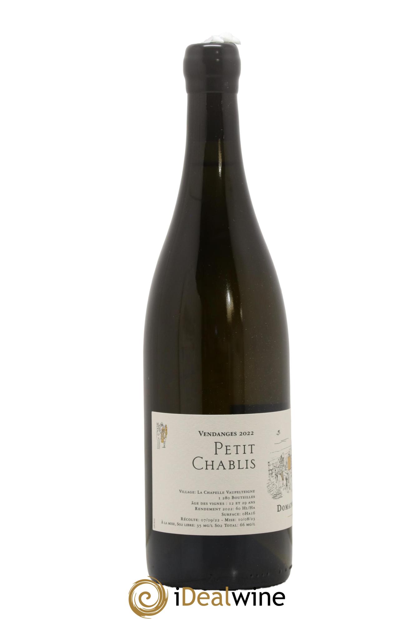 Petit Chablis Jean Dauvissat  (Domaine) 2022 - Lot de 1 bouteille - 1