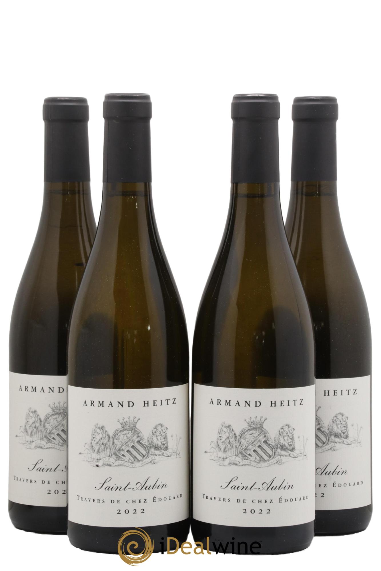 Saint-Aubin Travers de Chez Edouard Armand Heitz 2022 - Lot de 4 bouteilles - 0