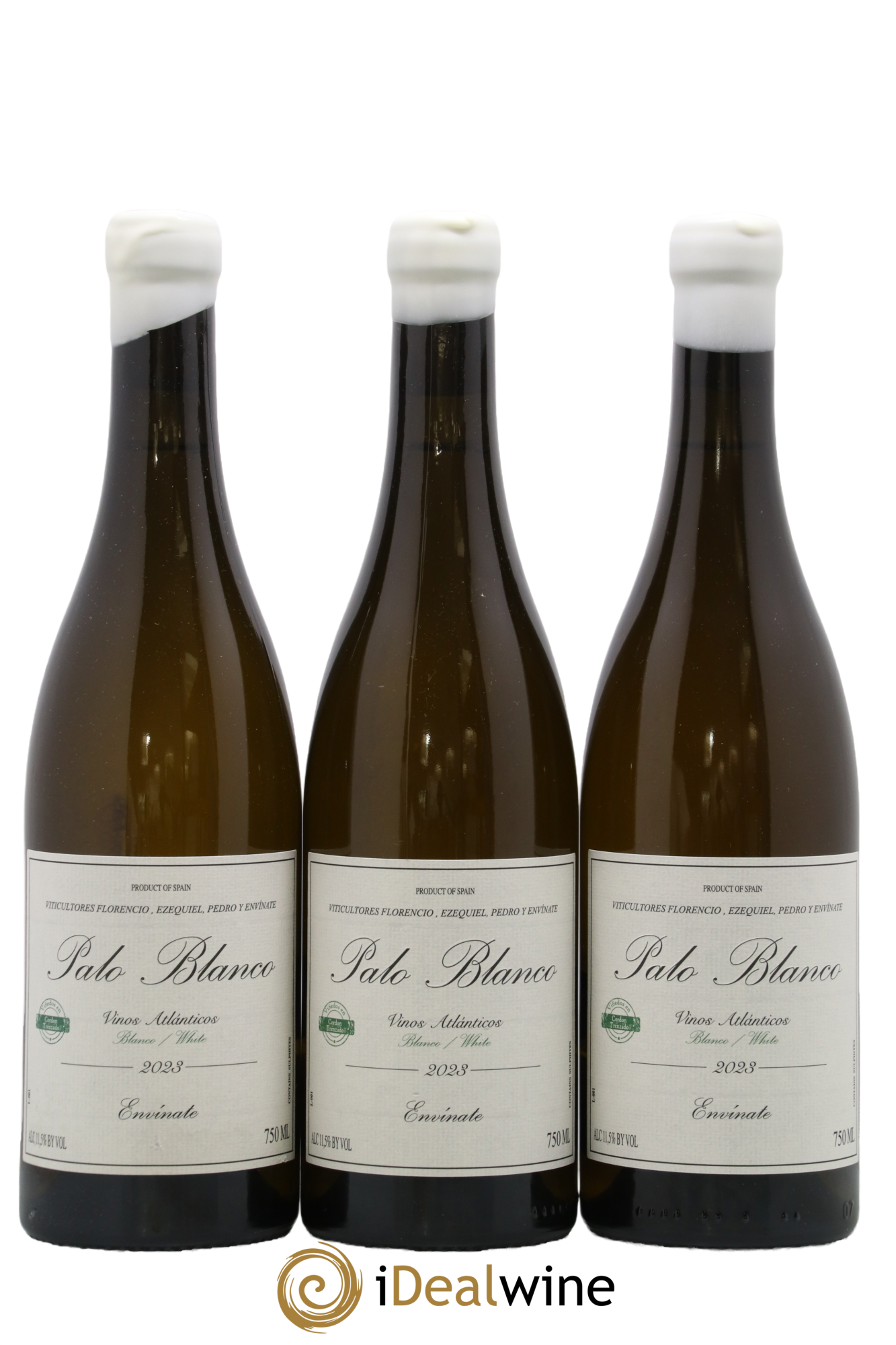 Vinos Atlánticos Palo Blanco Envinate 2023 - Lot de 3 bouteilles - 0