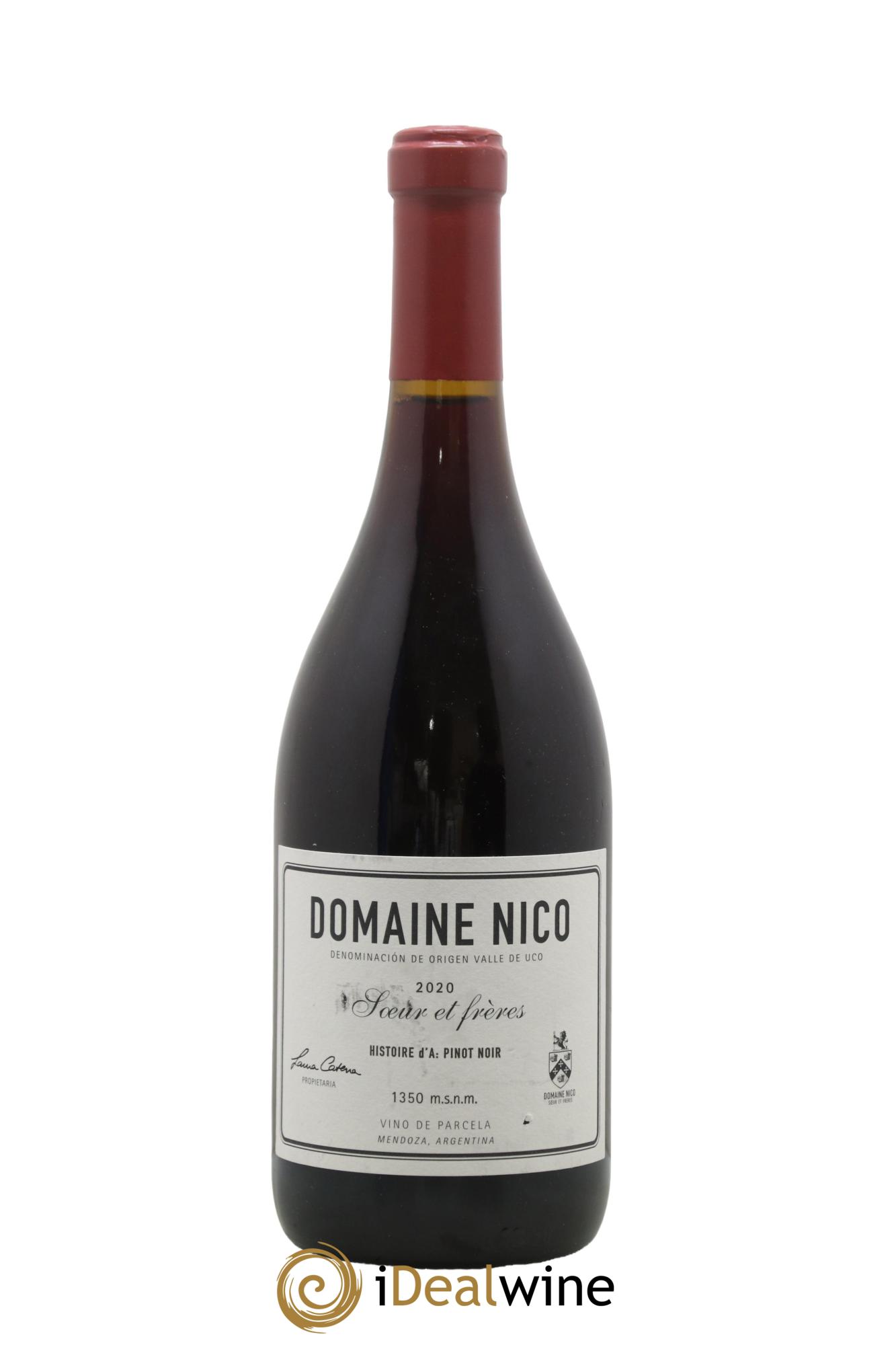 Mendoza Hsitoire D'A Pinot Noir Domaine Nico 2020 - Lot de 1 bouteille - 0