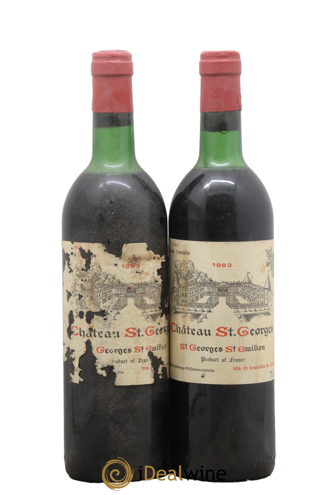 Château Saint-Georges 1983 - Lot of 2 bottles - 0