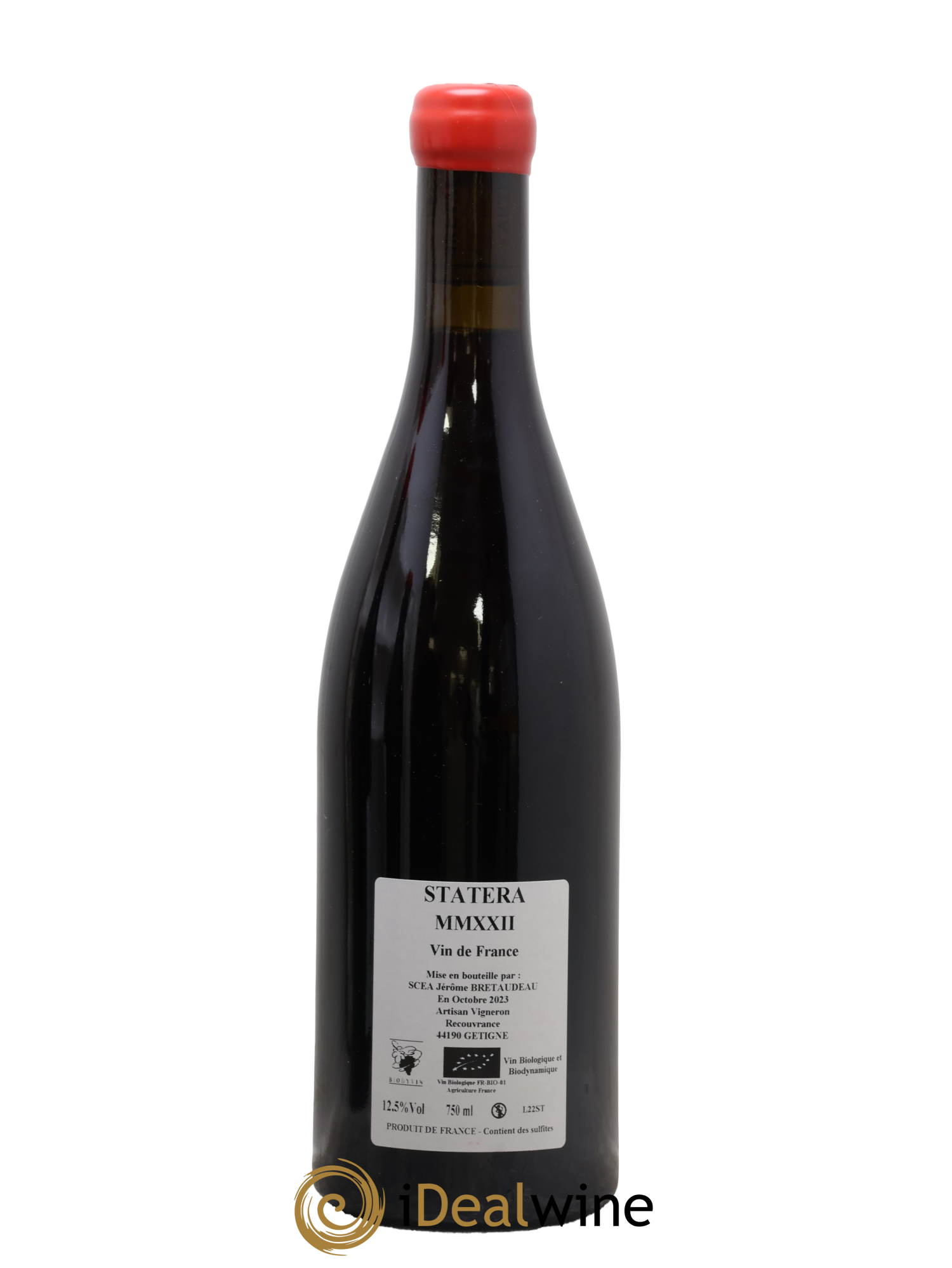 Vin de France Statera Jérôme Bretaudeau - Domaine de Bellevue 2022 - Lot de 1 bouteille - 1