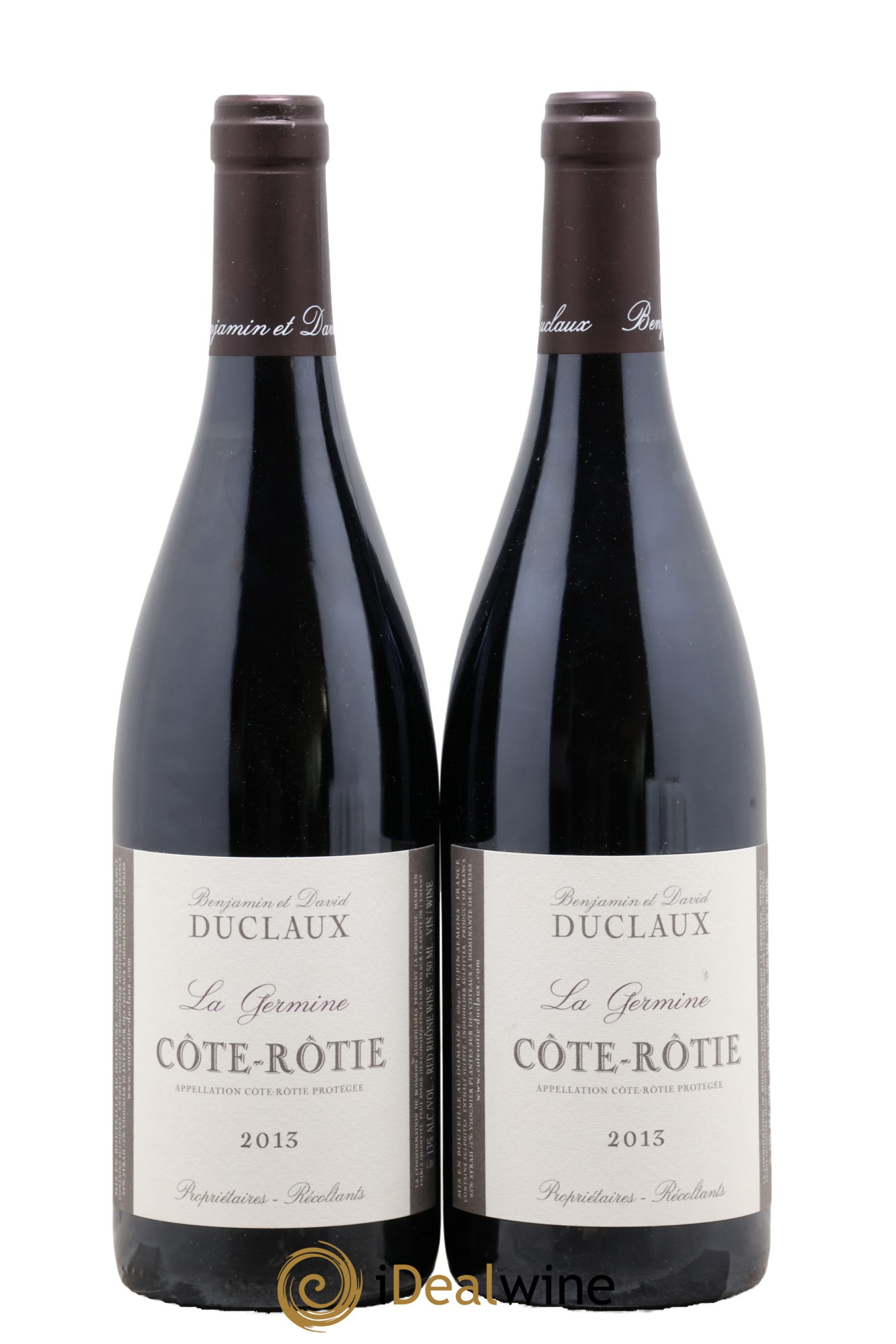 Côte-Rôtie La Germine Domaine Duclaux 2013 - Lot of 2 bottles - 0