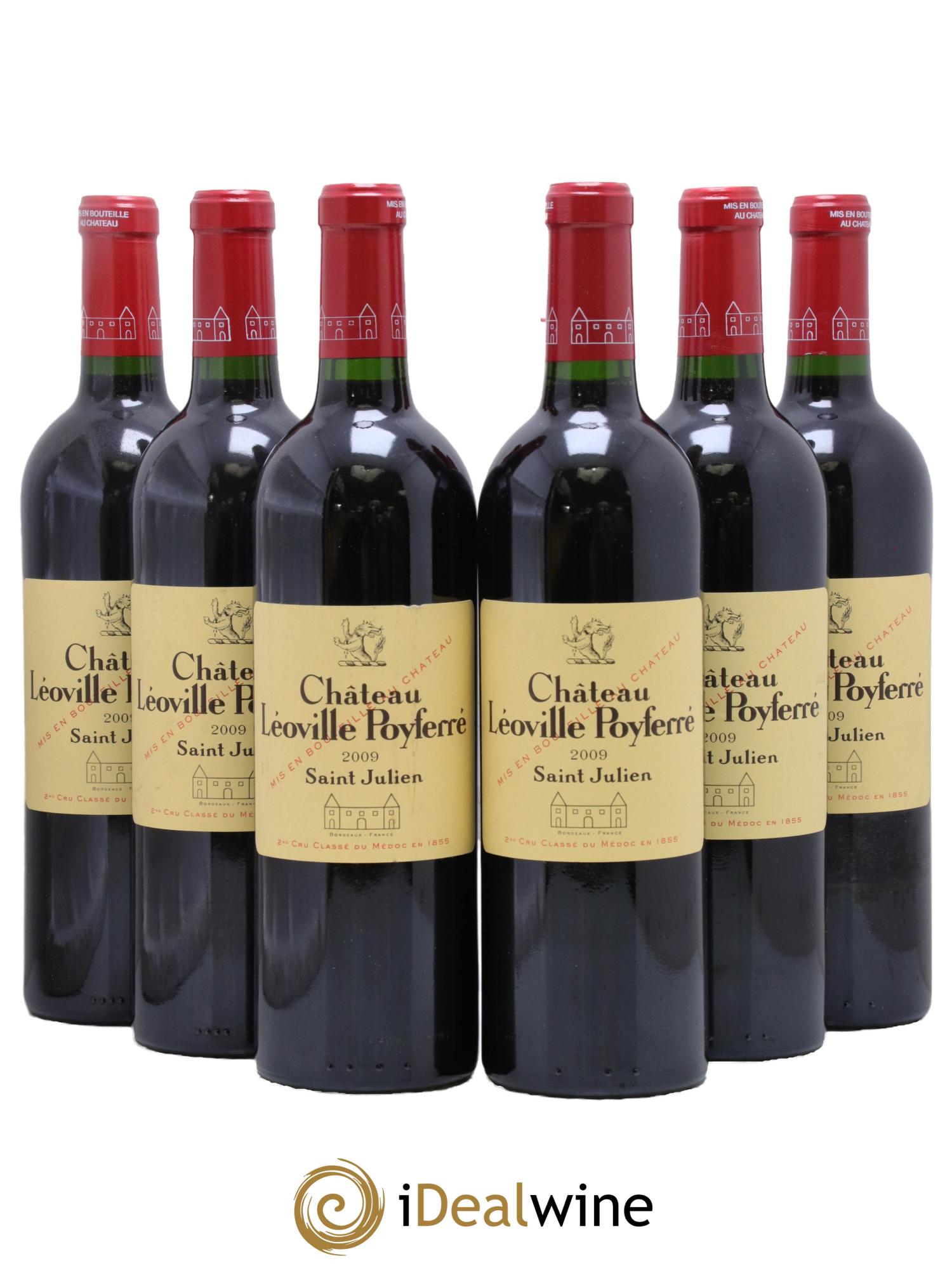Château Léoville Poyferré 2ème Grand Cru Classé 2009 - Lot de 6 bouteilles - 0