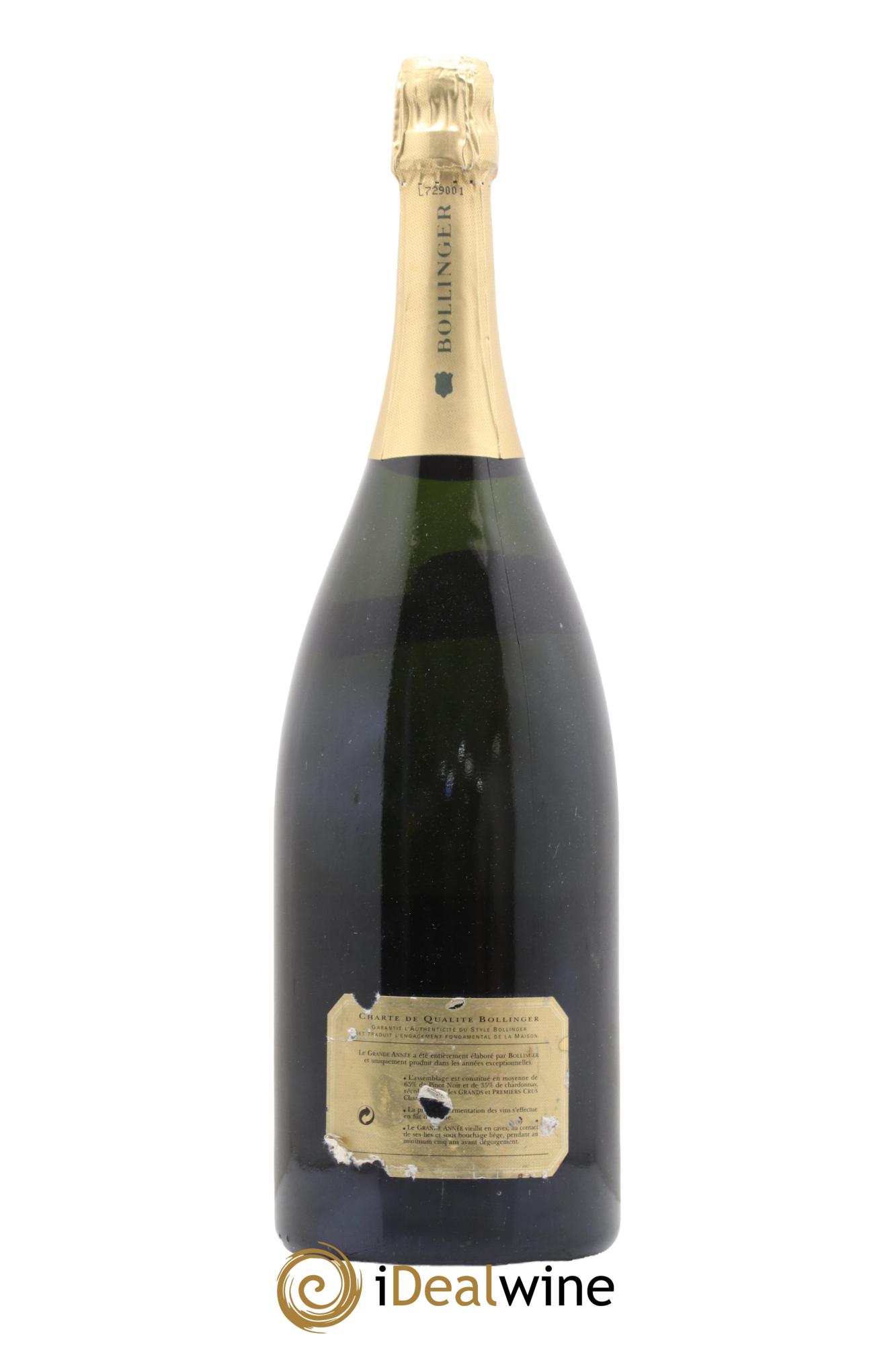 Grande Année Brut Bollinger  1989 - Lot de 1 magnum - 1