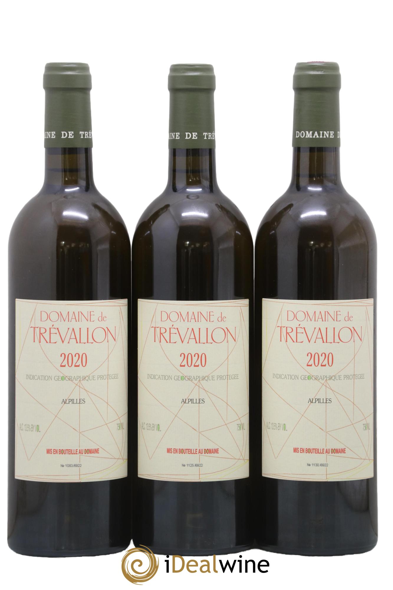 IGP Alpilles Trévallon (Domaine de) Eloi Dürrbach 2020 - Lot of 3 bottles - 0