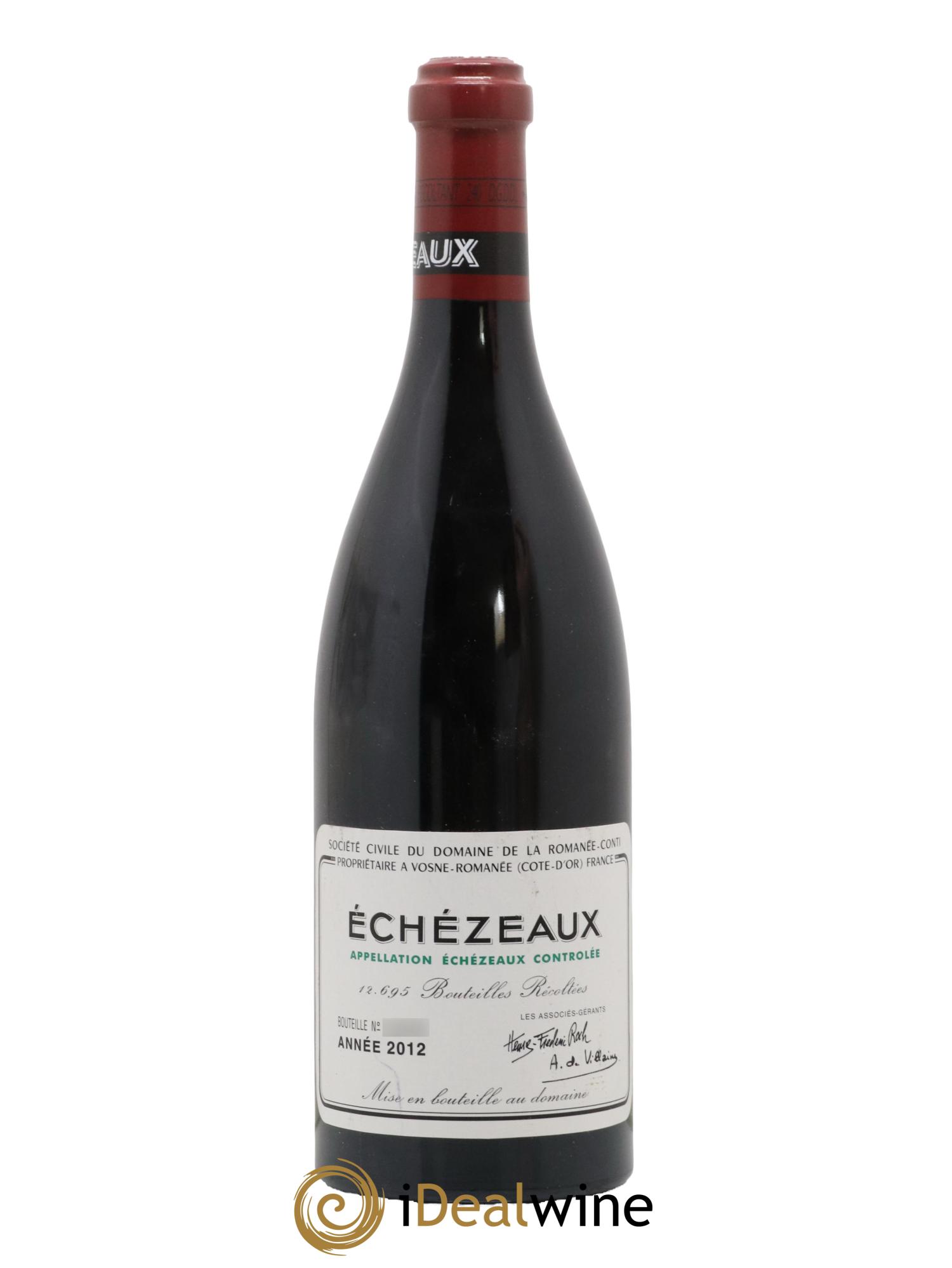 Echezeaux Grand Cru Domaine de la Romanée-Conti 2012 - Lot de 1 bouteille - 0