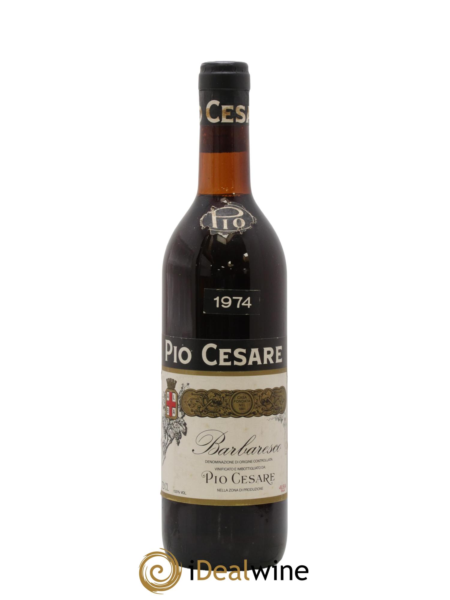 Barbaresco DOCG Pio Cesare 1974 - Lot de 1 bouteille - 0