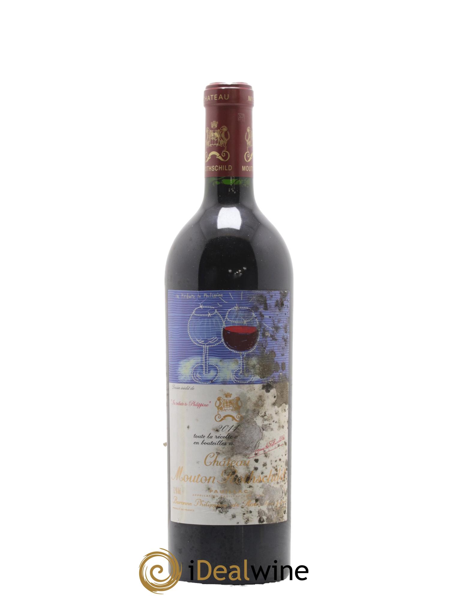Château Mouton Rothschild 1er Grand Cru Classé 2014 - Lot de 1 bouteille - 0