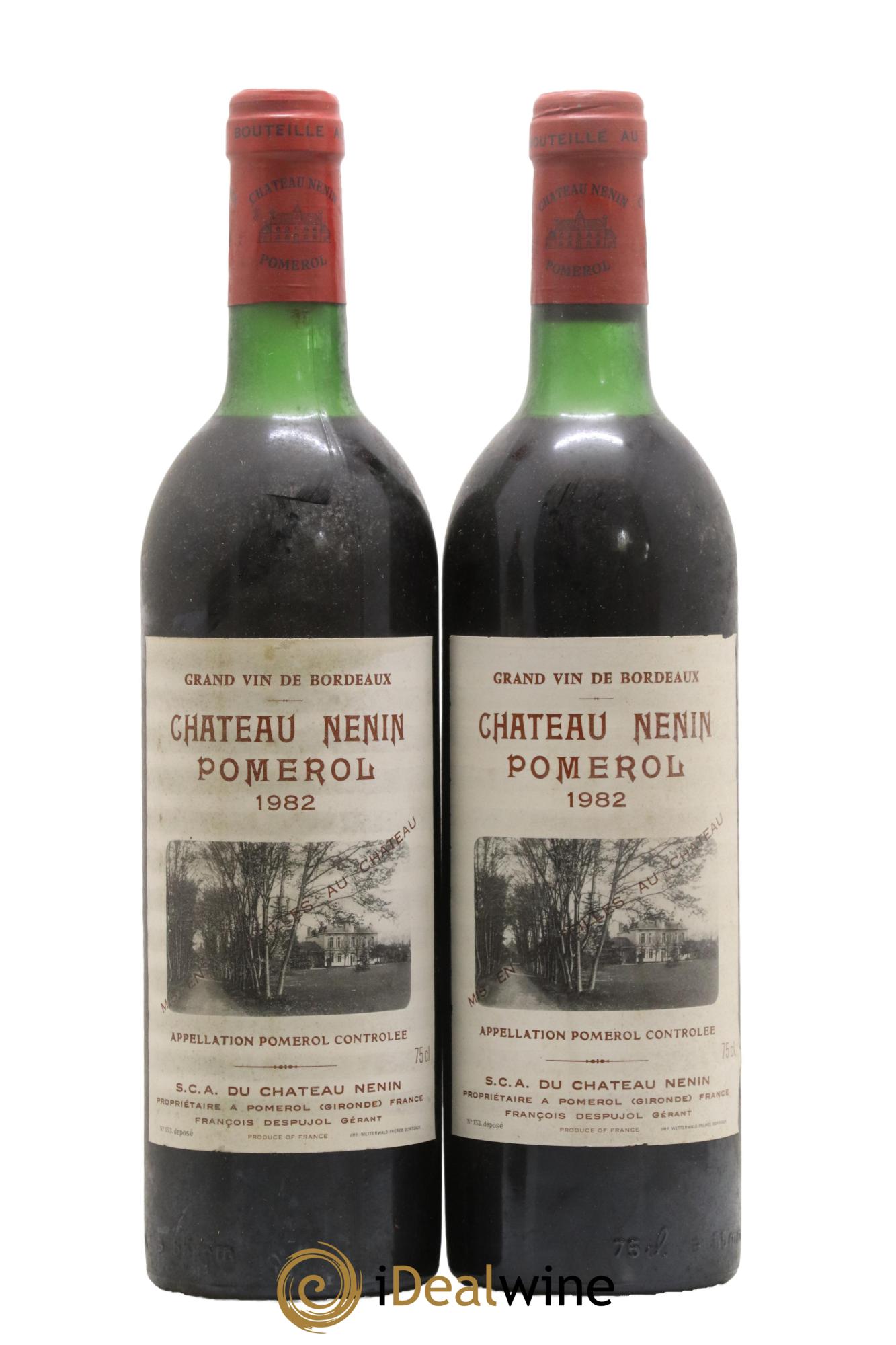 Château Nenin 1982 - Lot de 2 bouteilles - 0