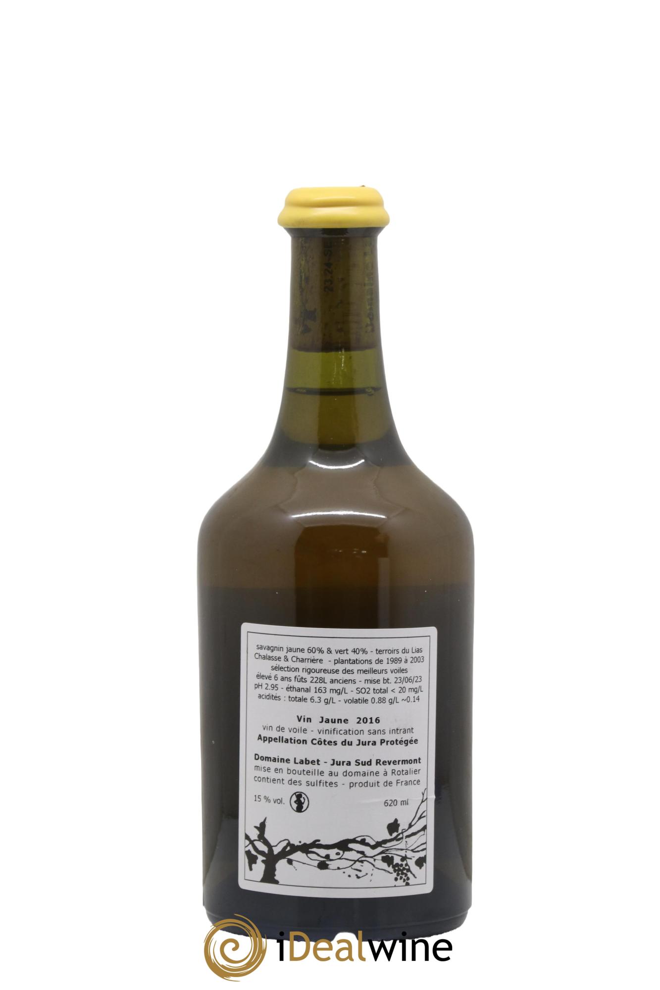 Côtes du Jura Vin Jaune Romain - Julien  - Charline Labet 2016 - Lot de 1 clavelin - 1