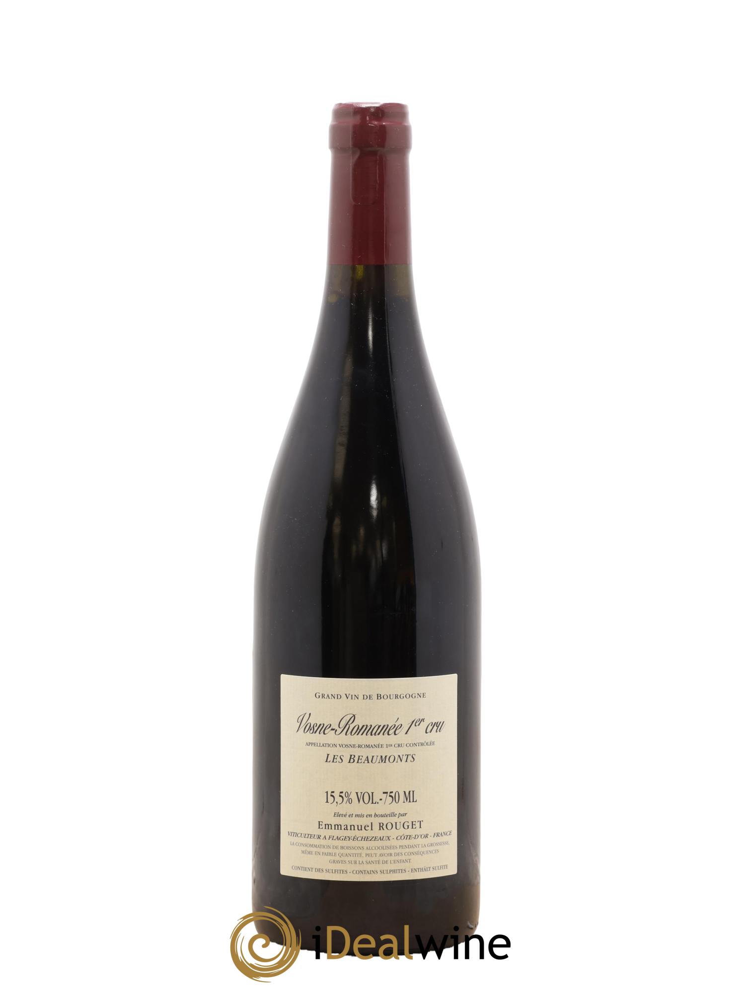 Vosne-Romanée 1er Cru Les Beaumonts Emmanuel Rouget 2020 - Lot of 1 bottle - 1