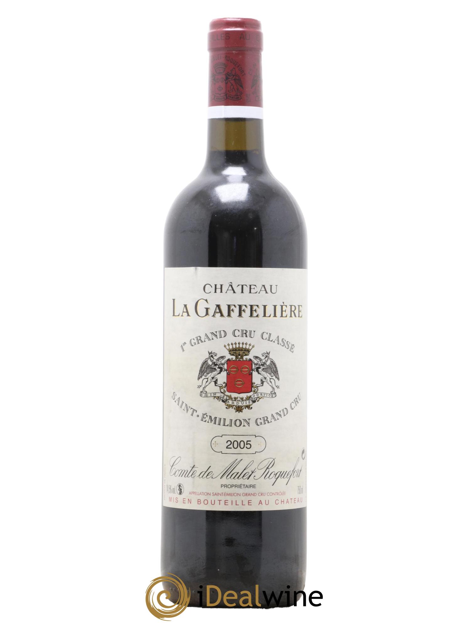 Château la Gaffelière 1er Grand Cru Classé B 2005 - Lot de 1 bouteille - 0
