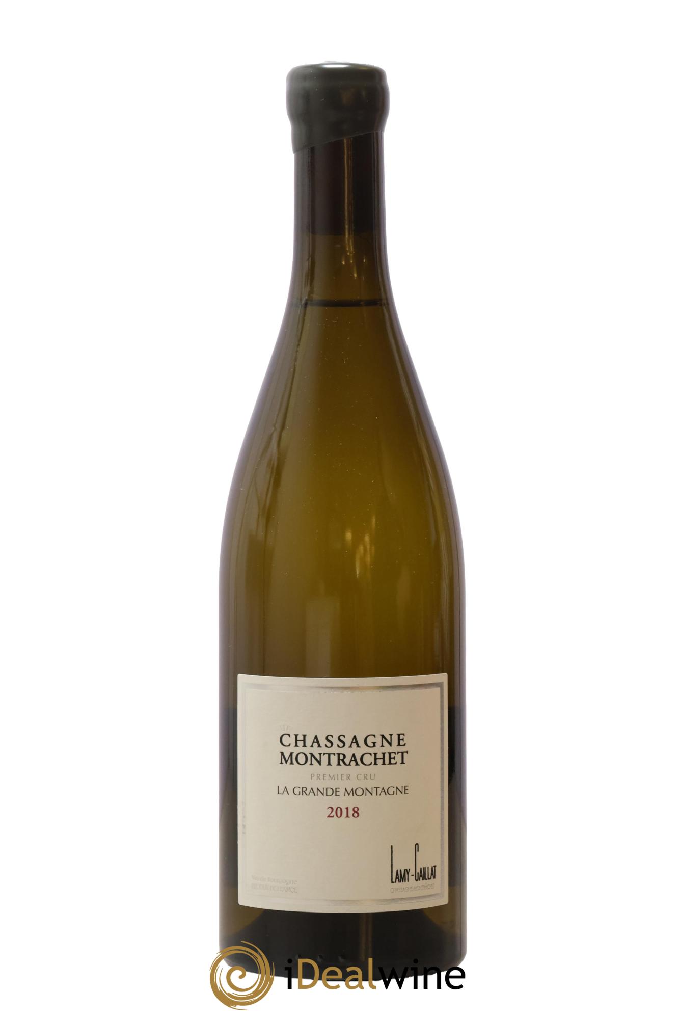 Chassagne-Montrachet 1er Cru La Grande Montagne Lamy-Caillat (Domaine) 2018 - Lot de 1 bouteille - 0
