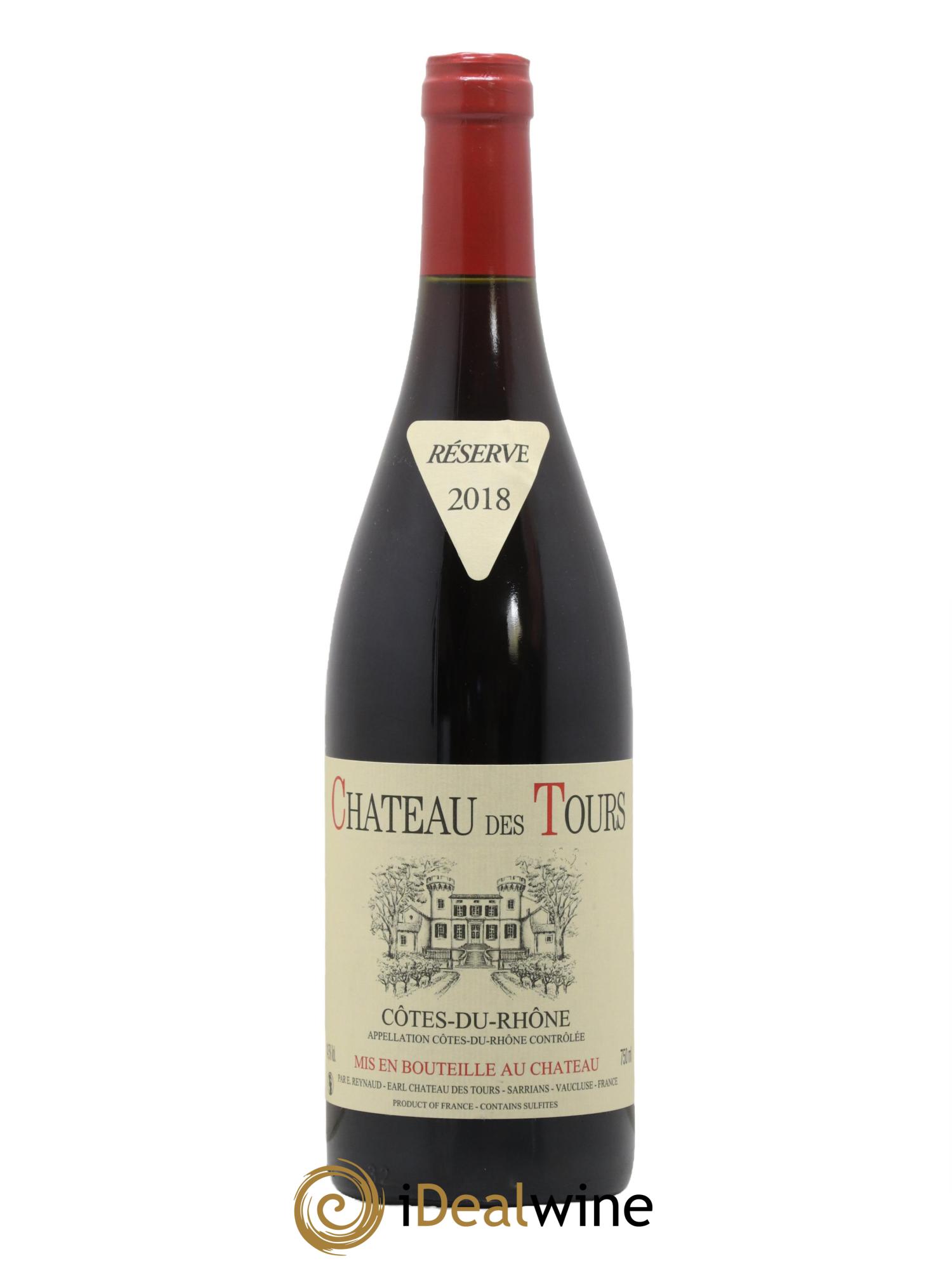 Côtes-du-Rhône Château des Tours Emmanuel Reynaud 2018 - Lot de 1 bouteille - 0