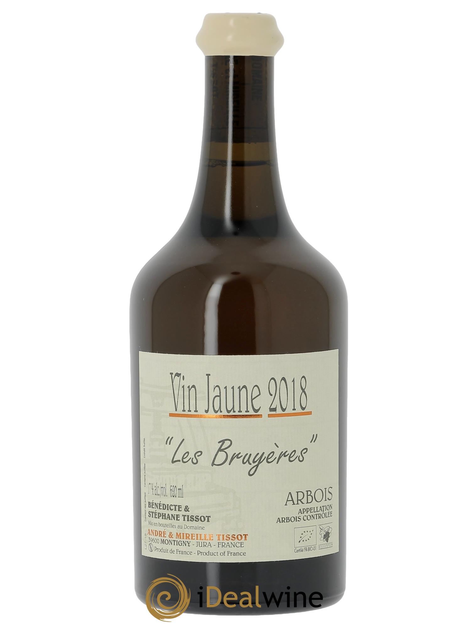 Arbois Vin Jaune Les Bruyères Bénédicte et Stéphane Tissot 2018 - Lot de 1 clavelin - 0