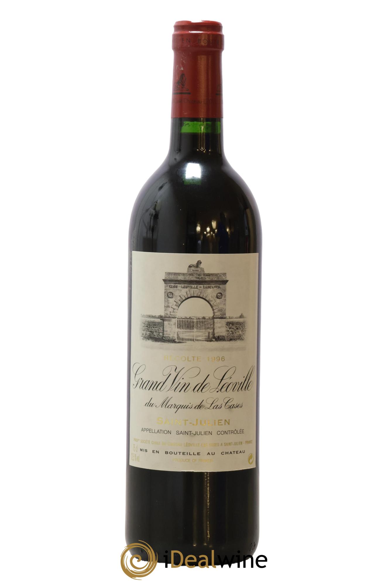 Château Léoville Las Cases 2ème Grand Cru Classé 1996 - Lot of 1 bottle - 0