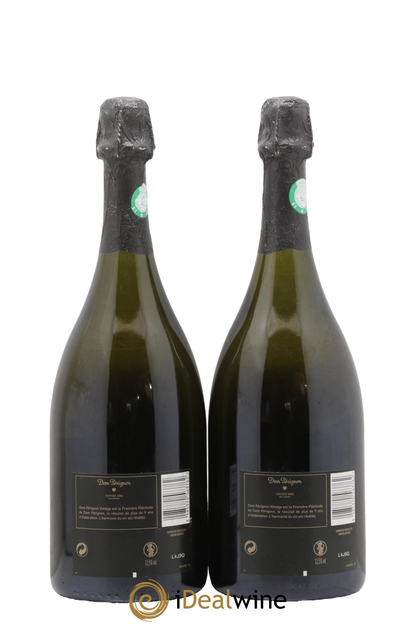 Brut Dom Pérignon 2006 - Lot de 2 bouteilles - 1