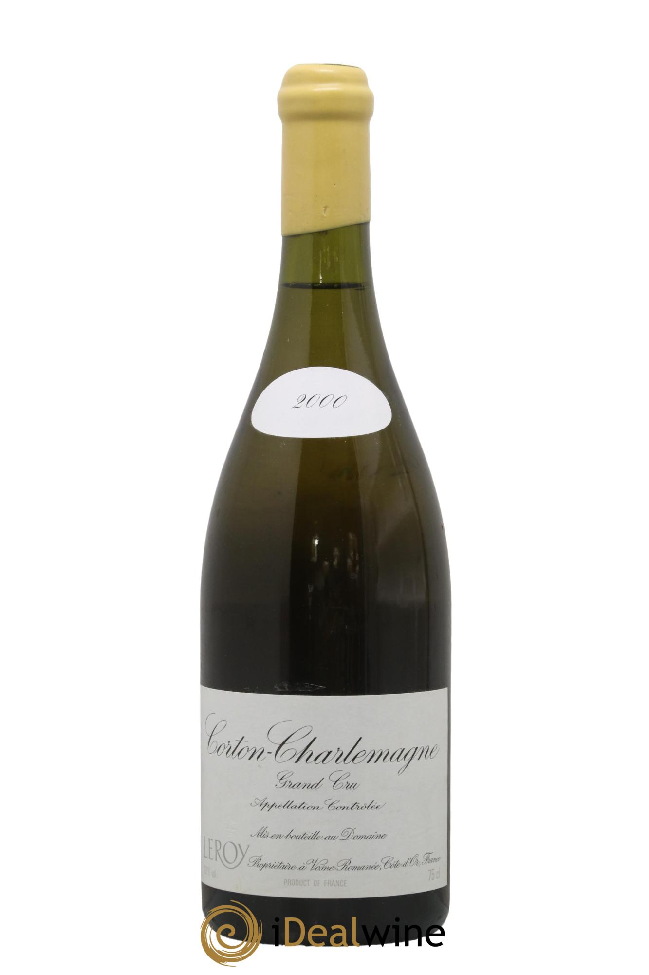 Corton-Charlemagne Grand Cru Leroy (Domaine) 2000 - Lot de 1 bouteille - 0