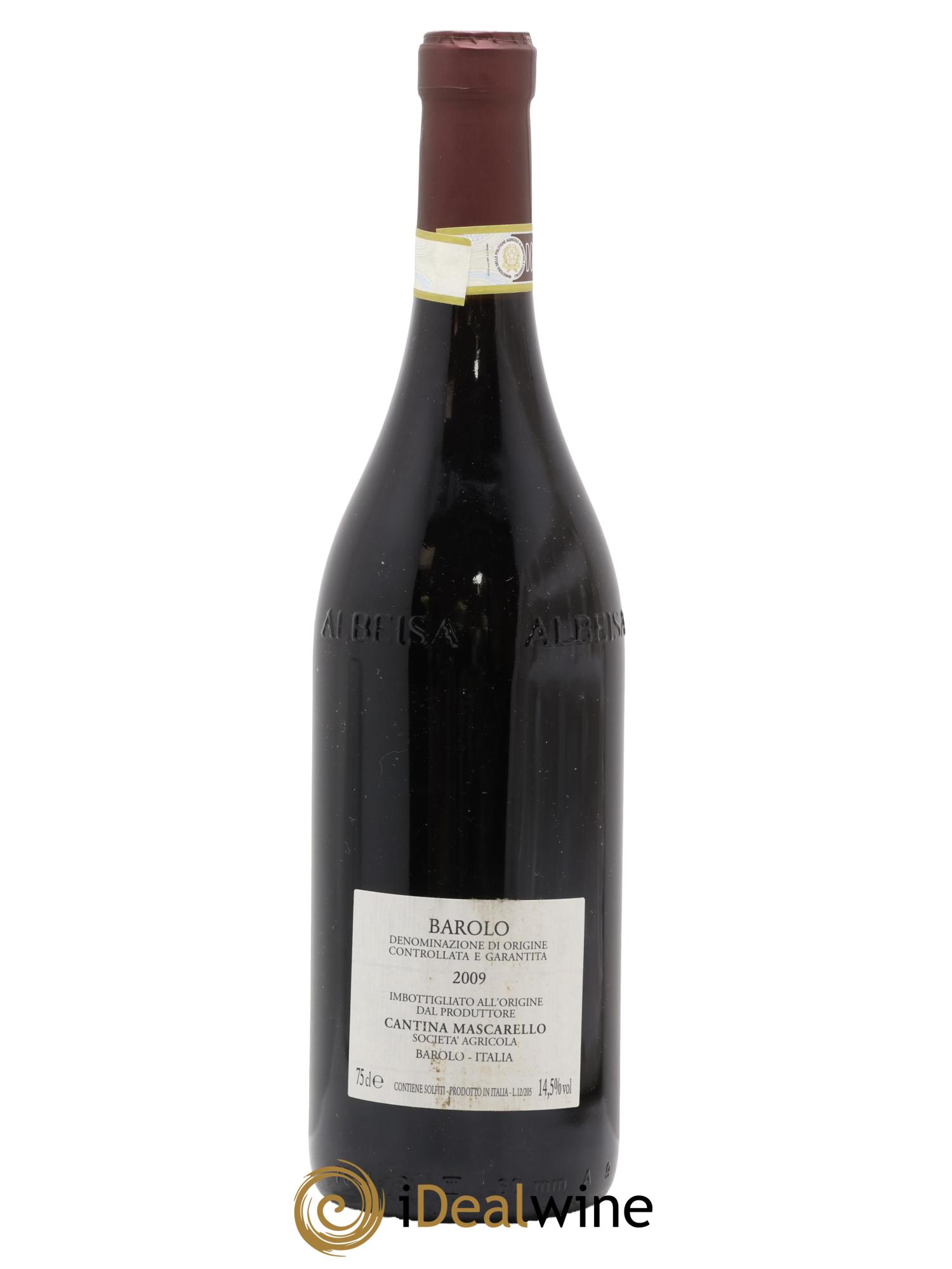 Barolo DOCG Bartolo Mascarello 2009 - Lot de 1 bouteille - 1