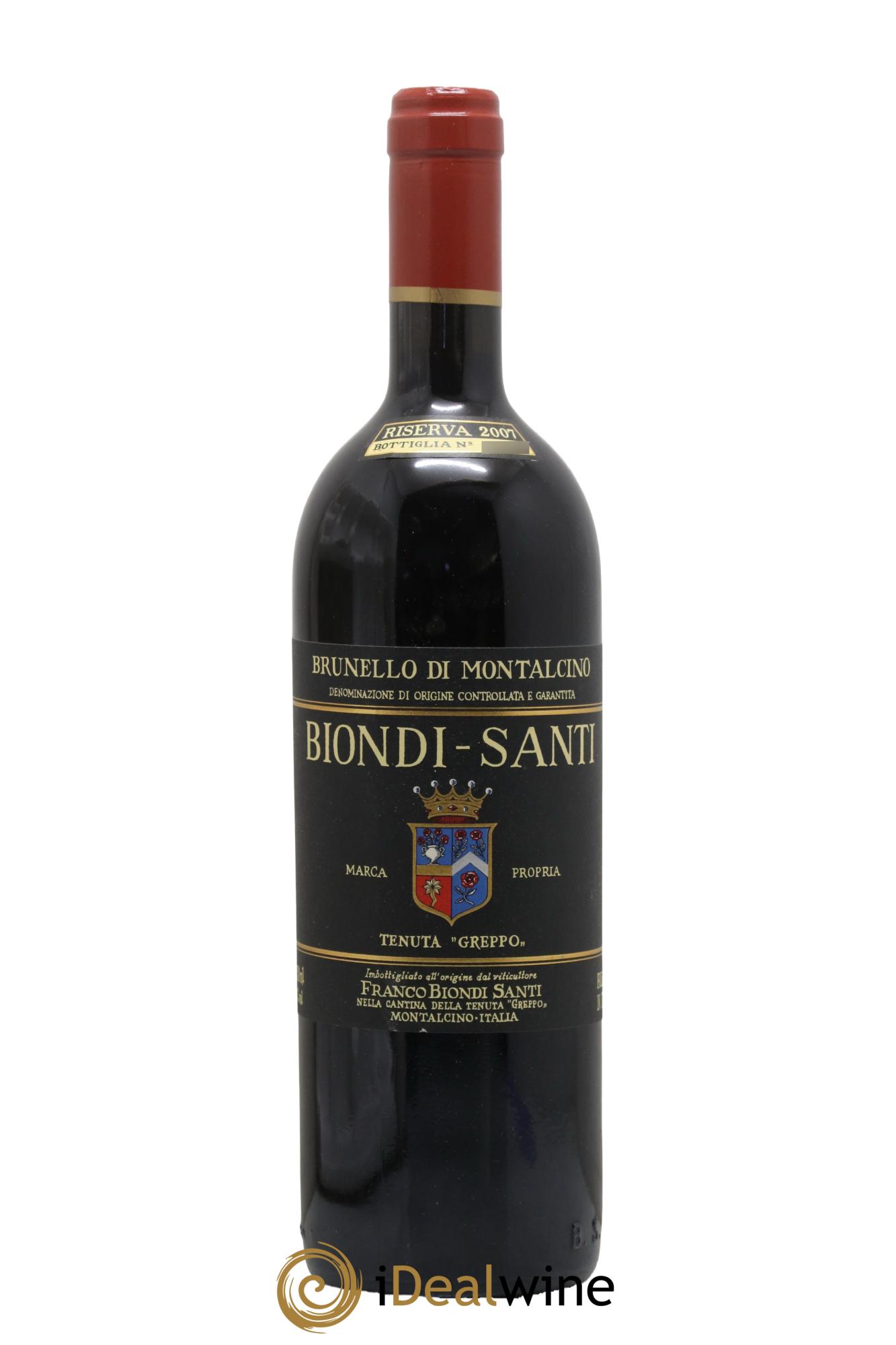 Brunello di Montalcino DOCG Riserva Biondi-Santi Tenuta Greppo 2007 - Lot of 1 bottle - 0