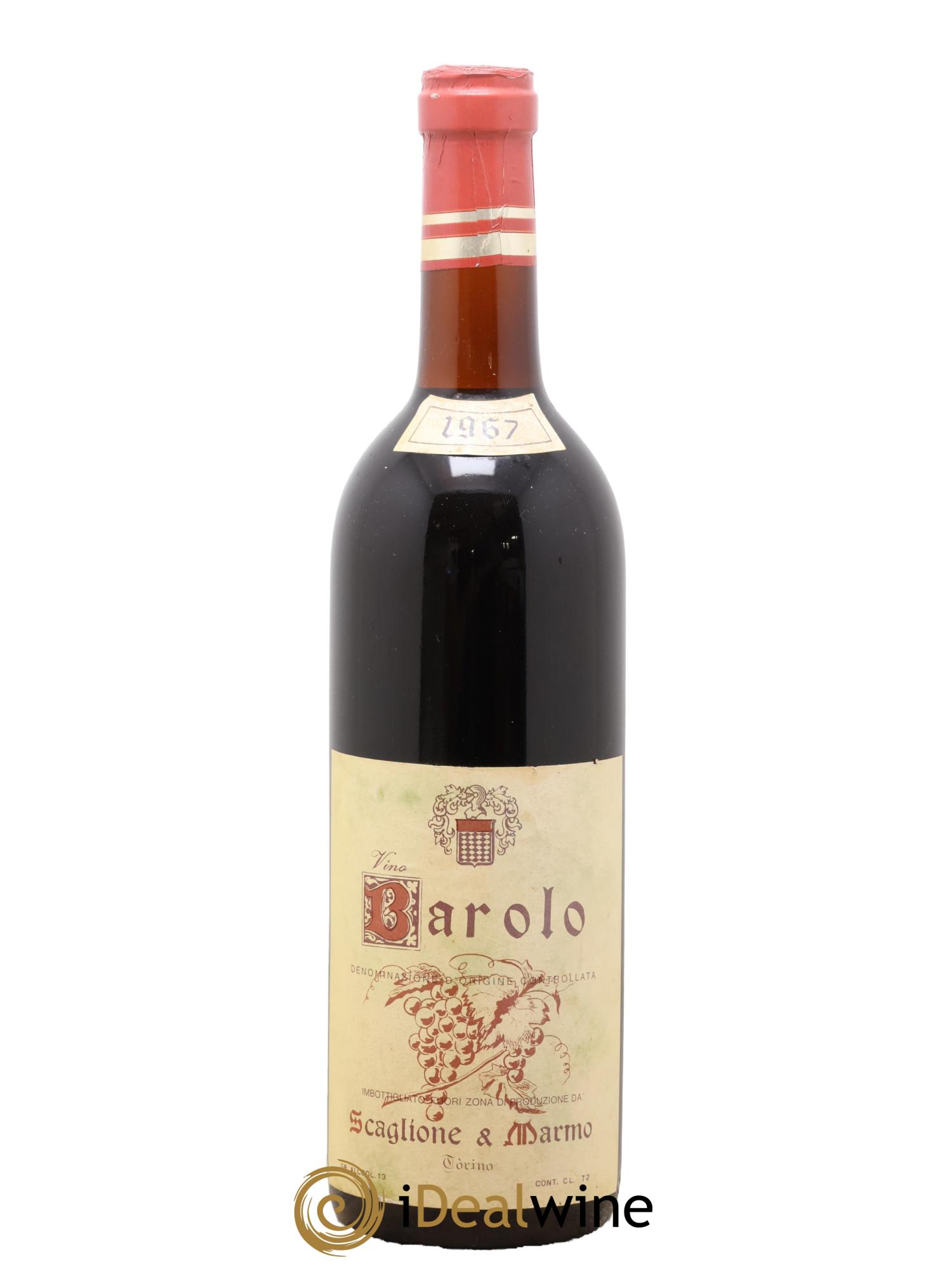 Barolo DOCG Scaglione 1967 - Lot of 1 bottle - 0