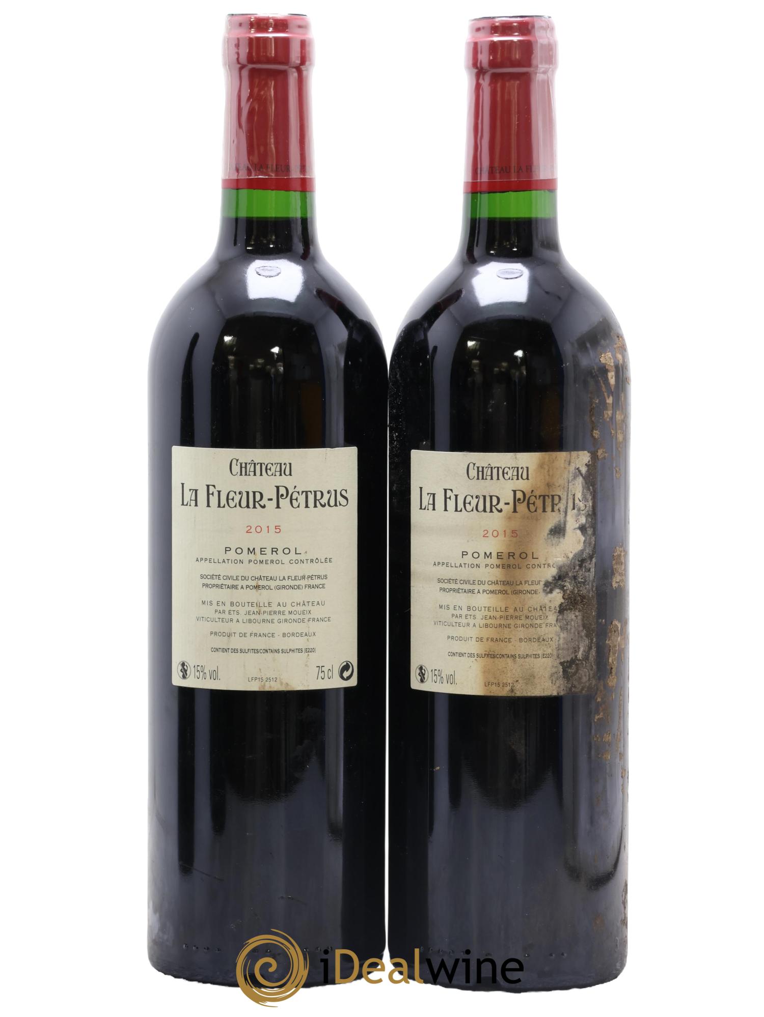 Château la Fleur Petrus 2015 - Lot of 2 bottles - 1