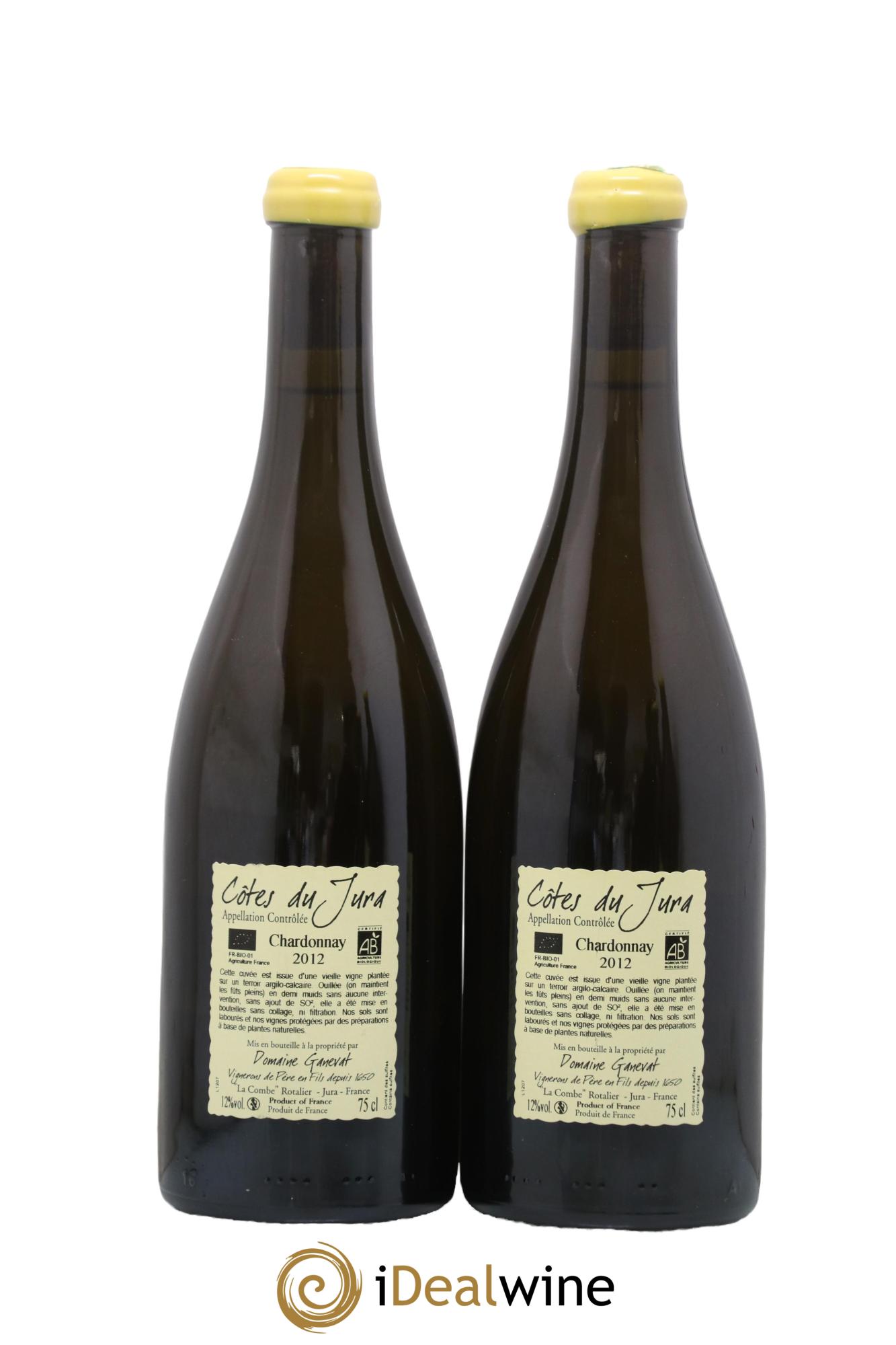 Côtes du Jura Les Chamois du Paradis Jean-François Ganevat (Domaine) 2012 - Posten von 2 Flaschen - 1